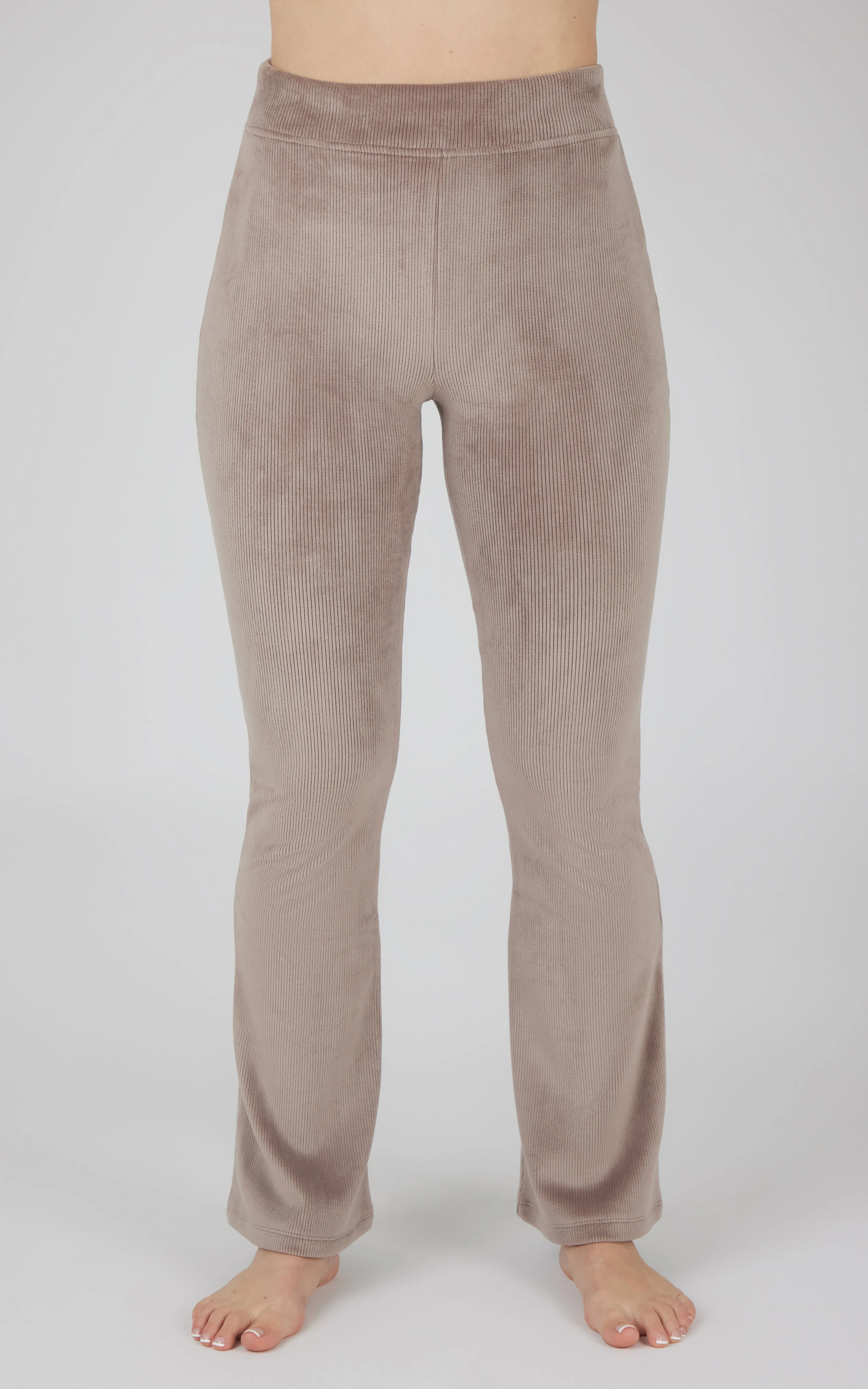 Dreamy Velour Ribbed Flared Pant sold by 90 Degree By Reflex product image thumbnail 3