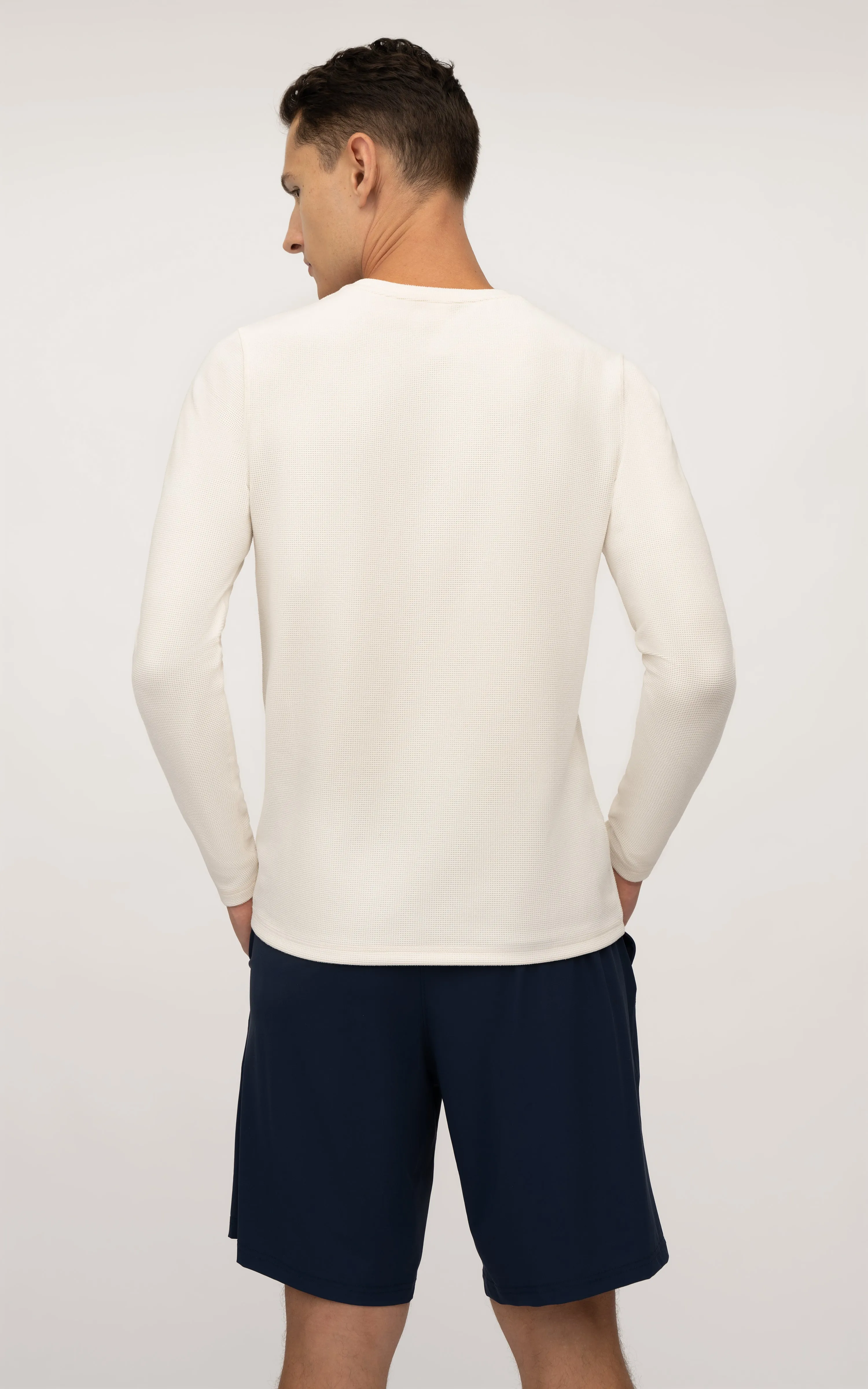 Mens Supreme Hyperlite Waffle Long Sleeve Crew Neck Shirt sold by 90 Degree By Reflex product image thumbnail 5