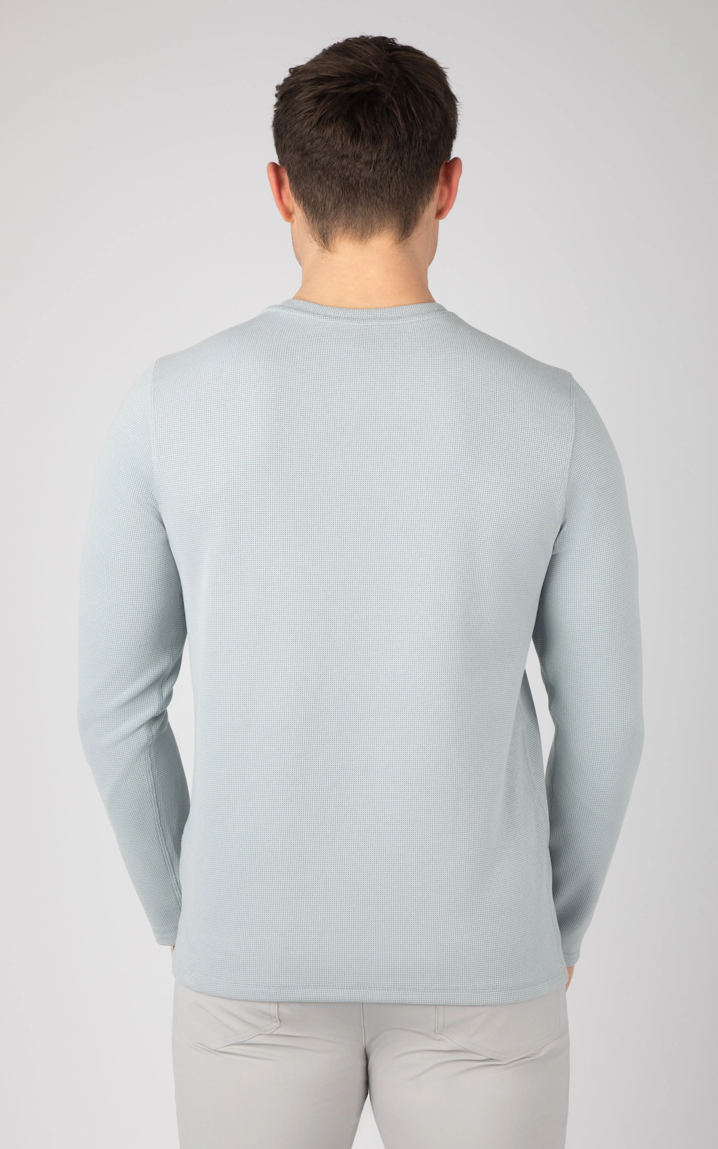 Mens Supreme Hyperlite Waffle Long Sleeve Crew Neck Shirt sold by 90 Degree By Reflex product image thumbnail 3