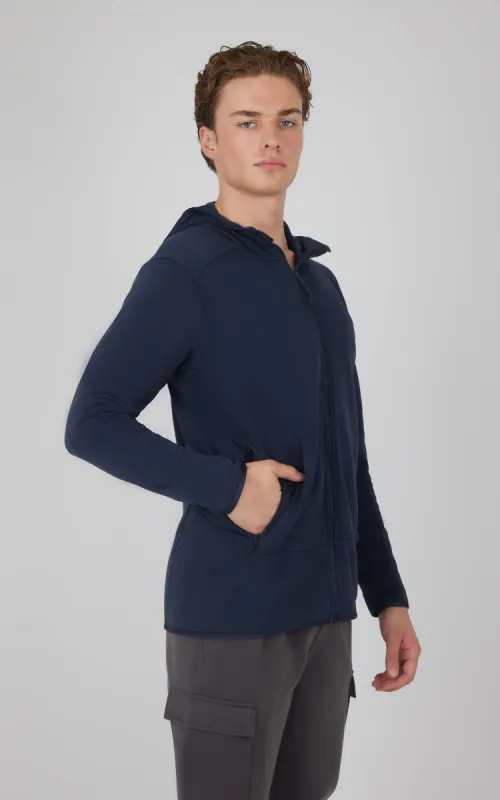 Mens Softlite Fleece Inside Hoodie Jacket sold by 90 Degree By Reflex