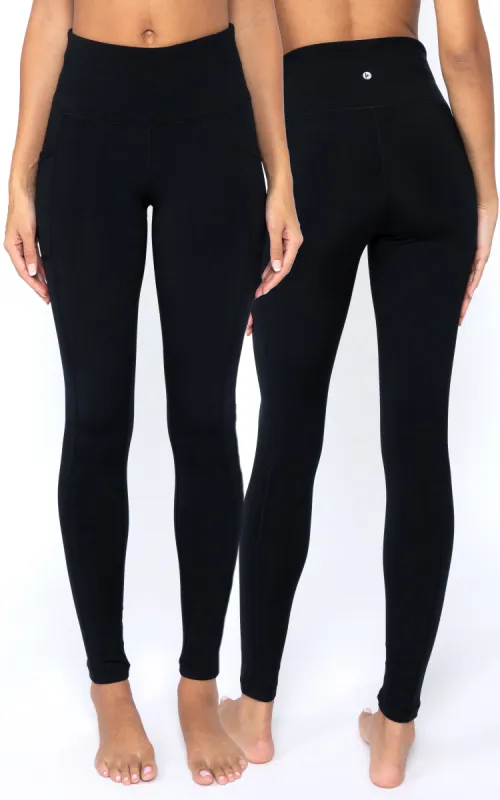 2 PK Fleece Lined Legging sold by 90 Degree By Reflex