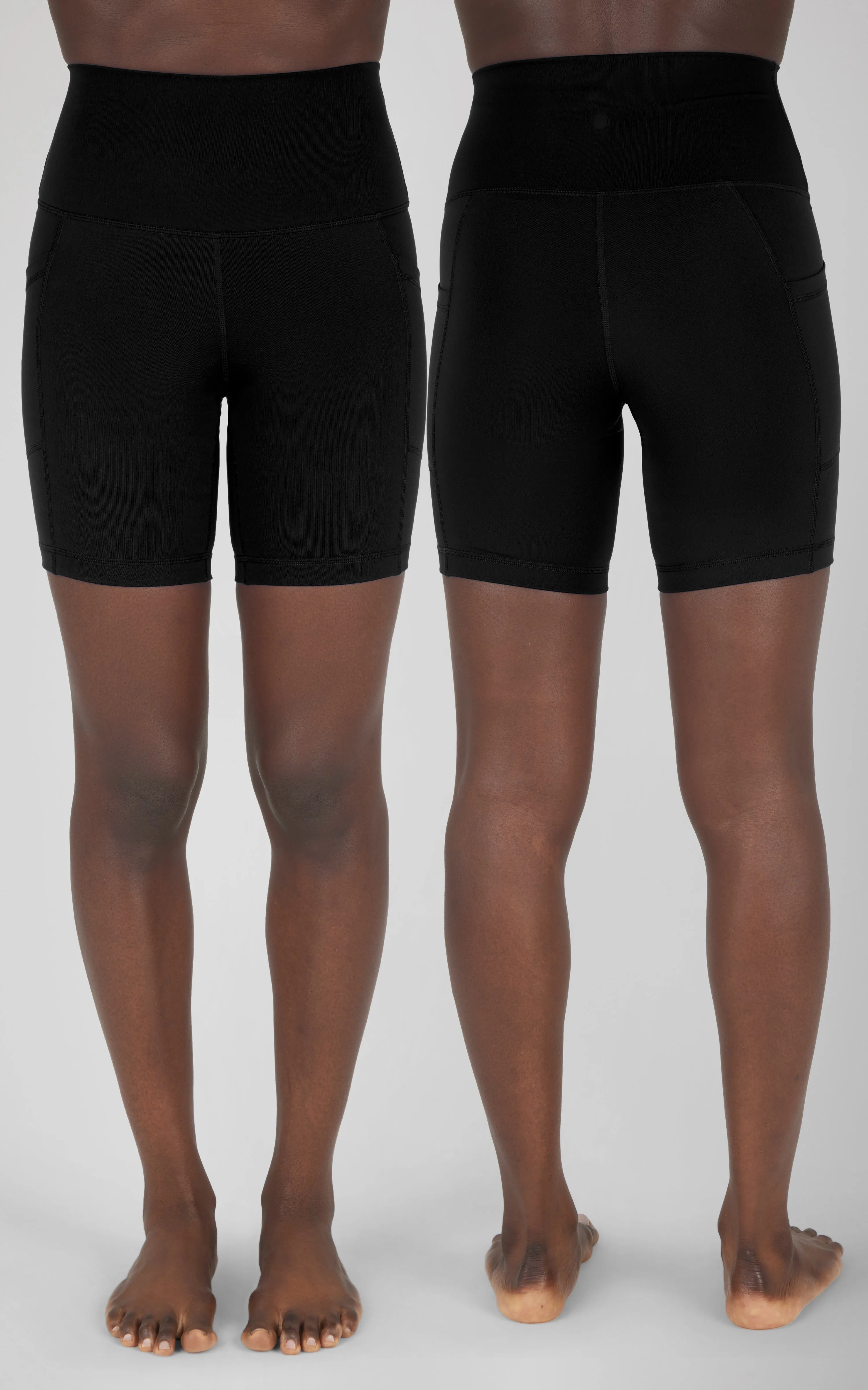 2 PK 7" Lux Basic and Side Pocket Shorts sold by 90 Degree By Reflex