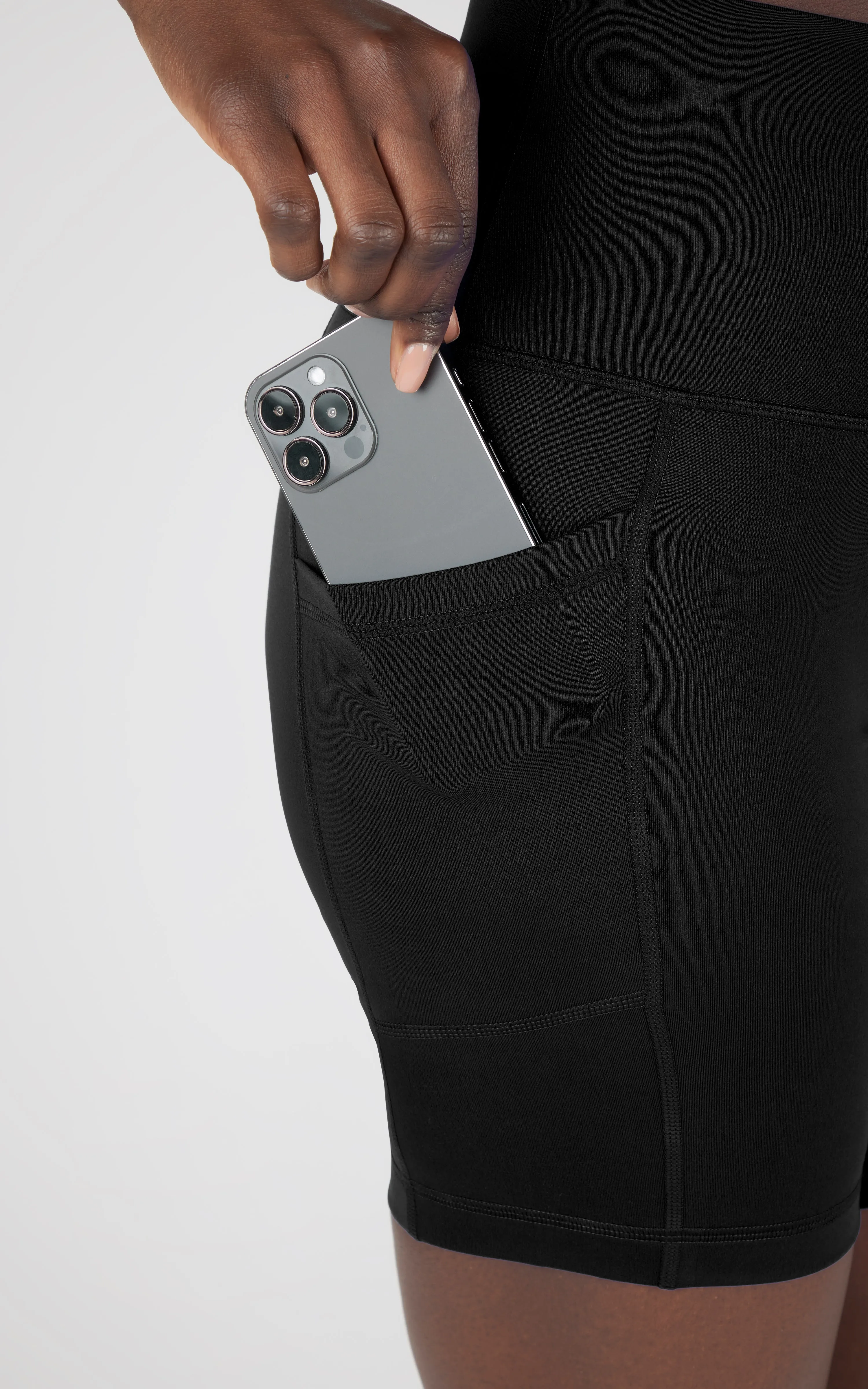 2 PK 7" Lux Basic and Side Pocket Shorts sold by 90 Degree By Reflex product image thumbnail 4