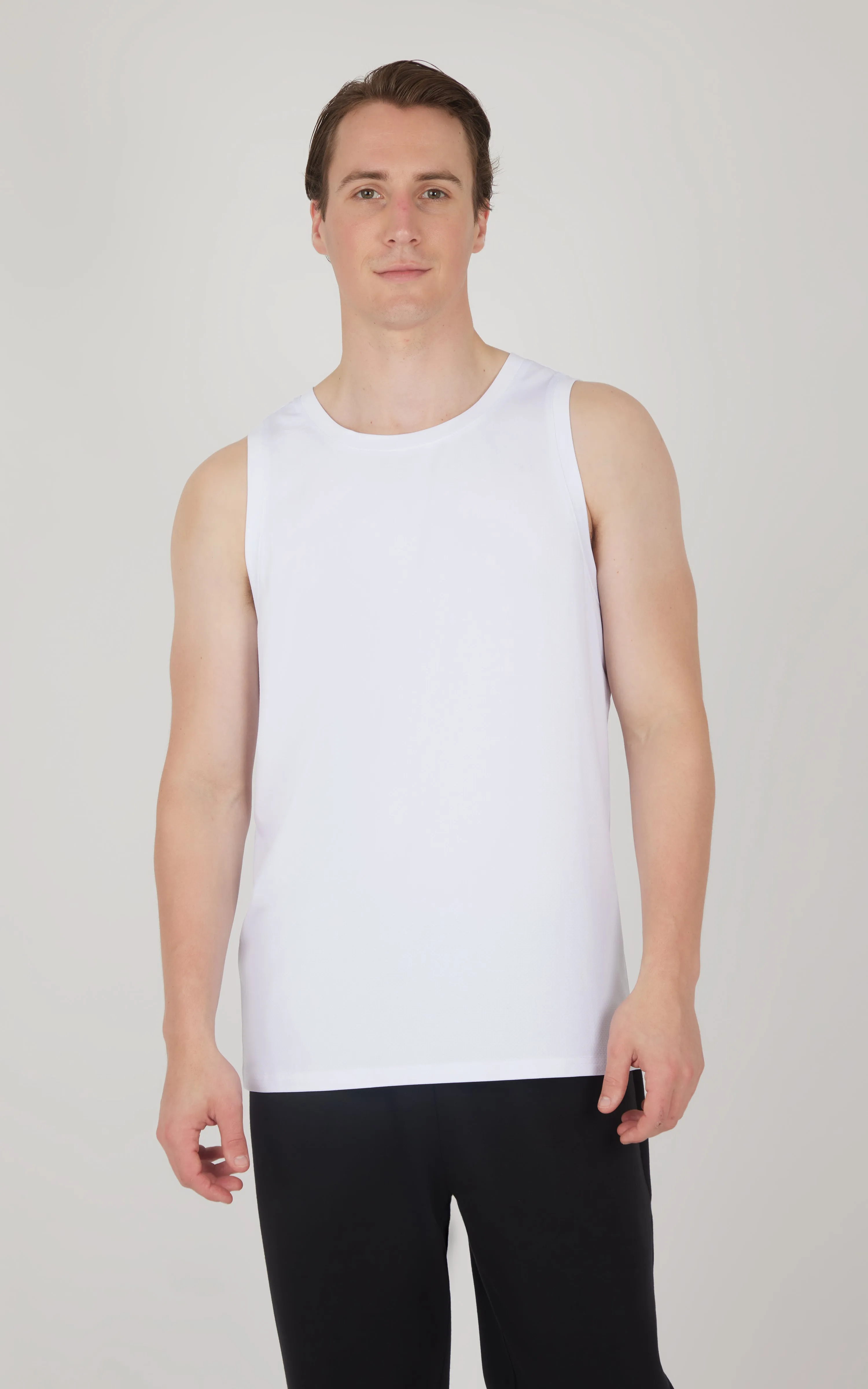 Men's Pique Race Track Muscle Tank sold by 90 Degree By Reflex product image thumbnail 3