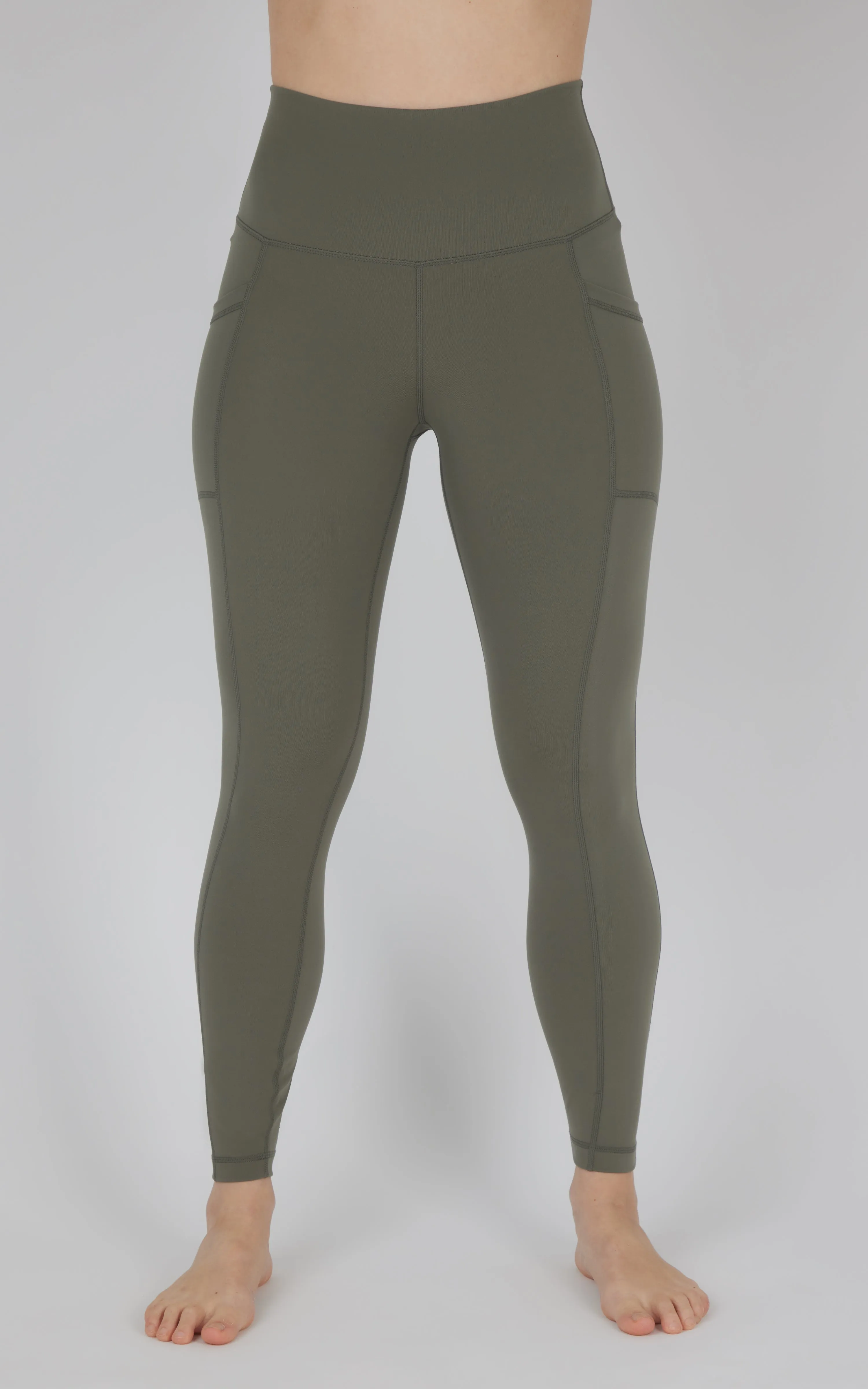 Lux Super High Waist Classic Ankle and Side Pocket Legging 2 Pack sold by 90 Degree By Reflex product image thumbnail 3