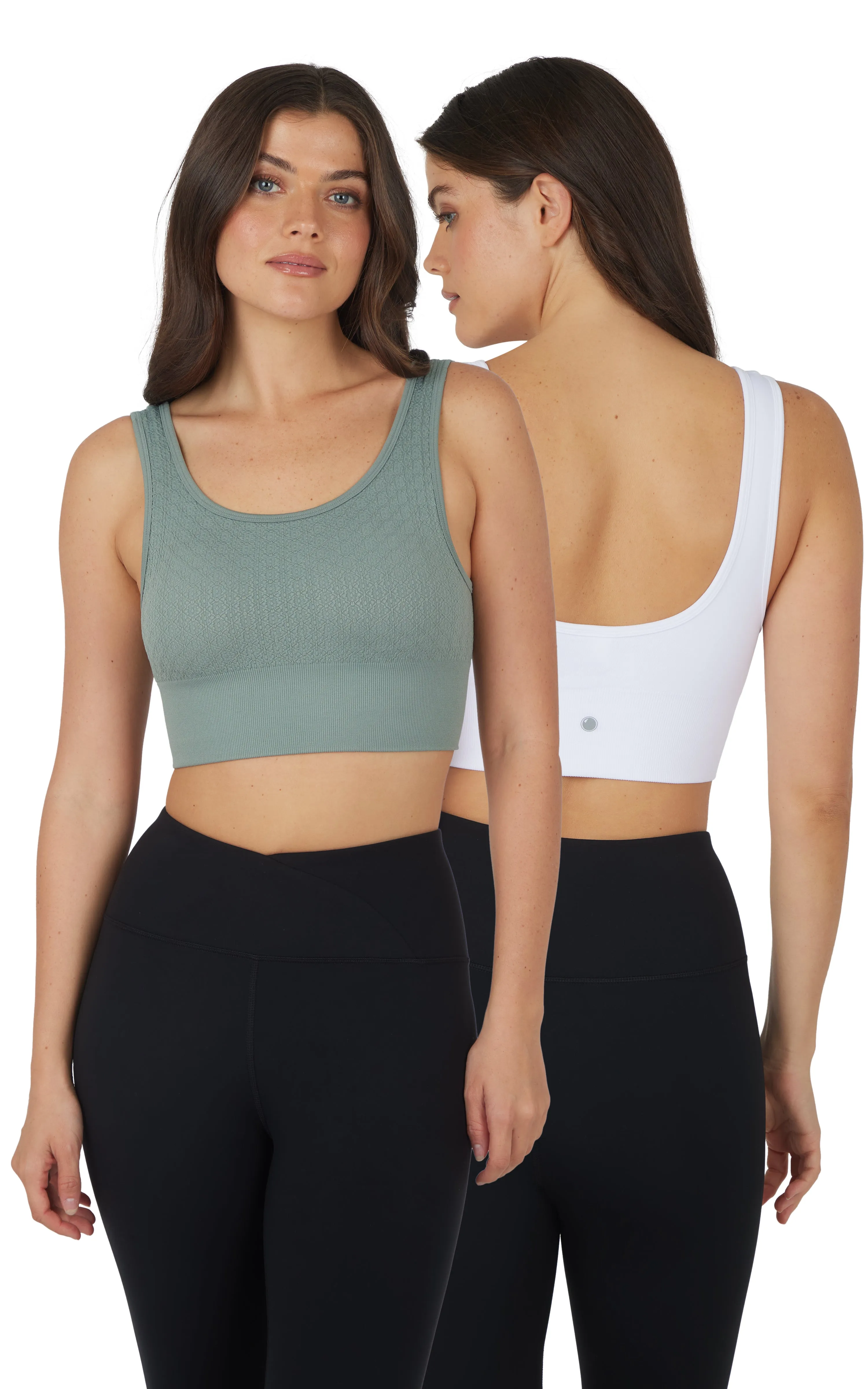 2 PK Textured Seamless Scooped Neck Bra sold by 90 Degree By Reflex product image thumbnail 2