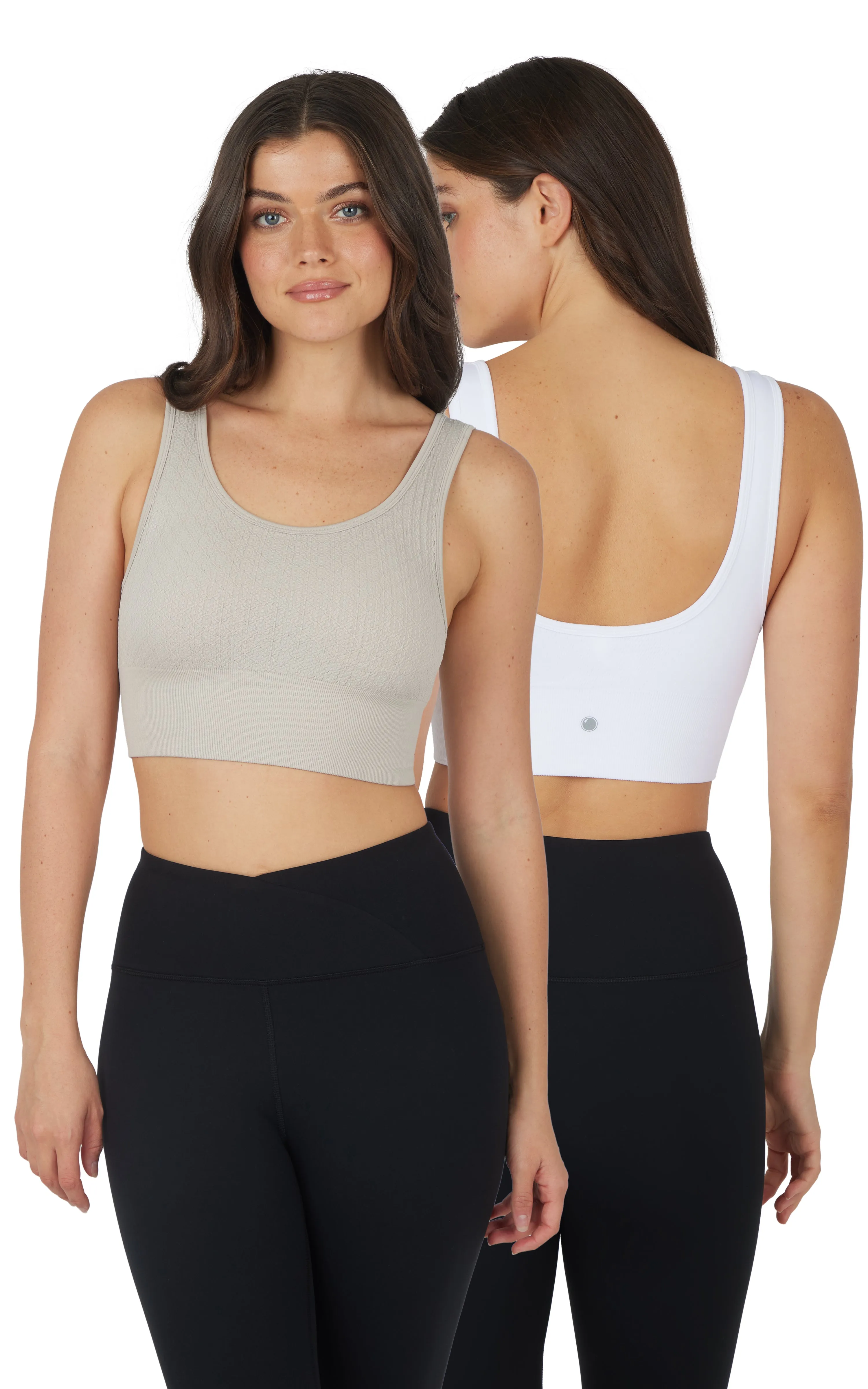 2 PK Textured Seamless Scooped Neck Bra sold by 90 Degree By Reflex product image thumbnail 4