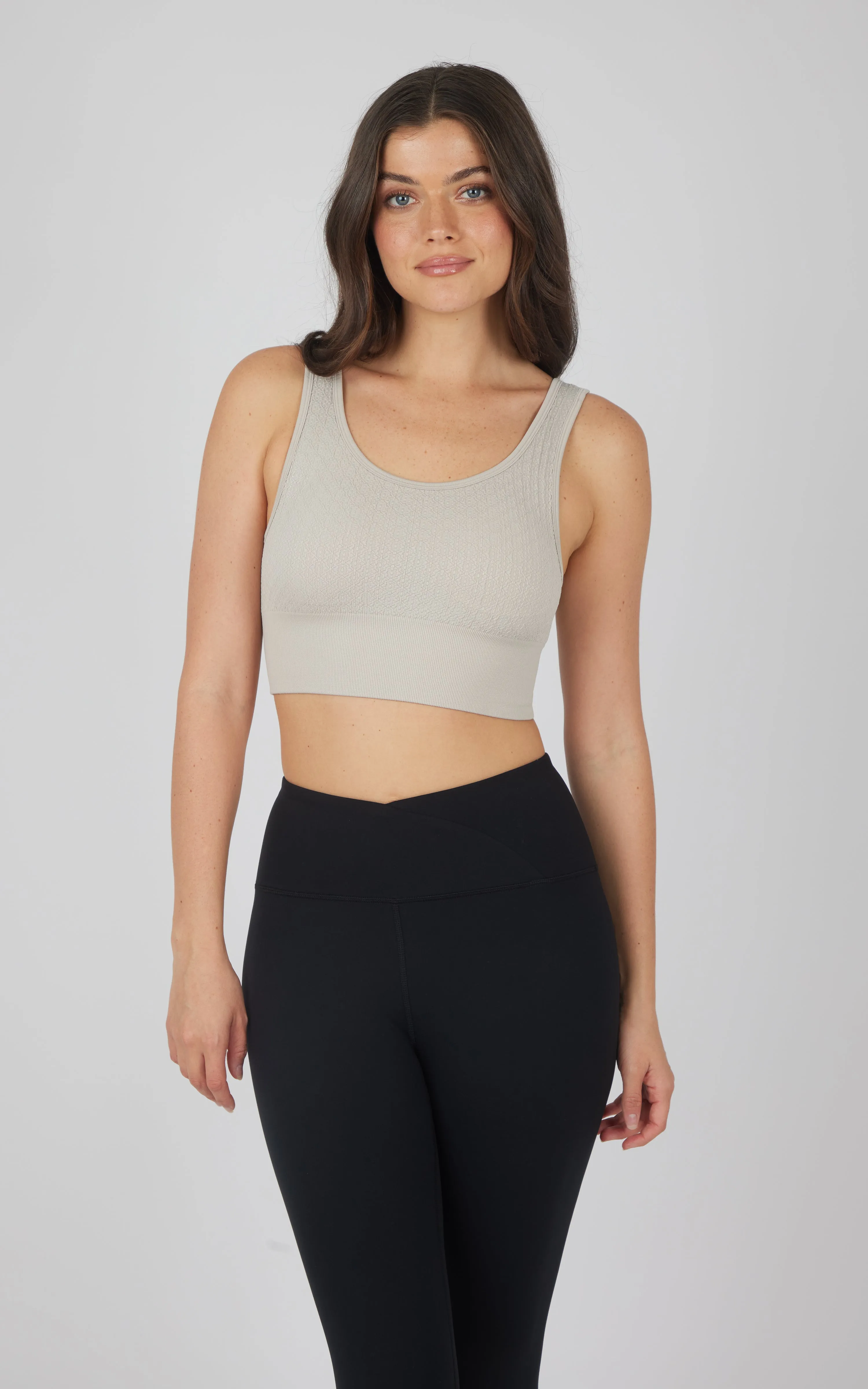 2 PK Textured Seamless Scooped Neck Bra sold by 90 Degree By Reflex product image thumbnail 5