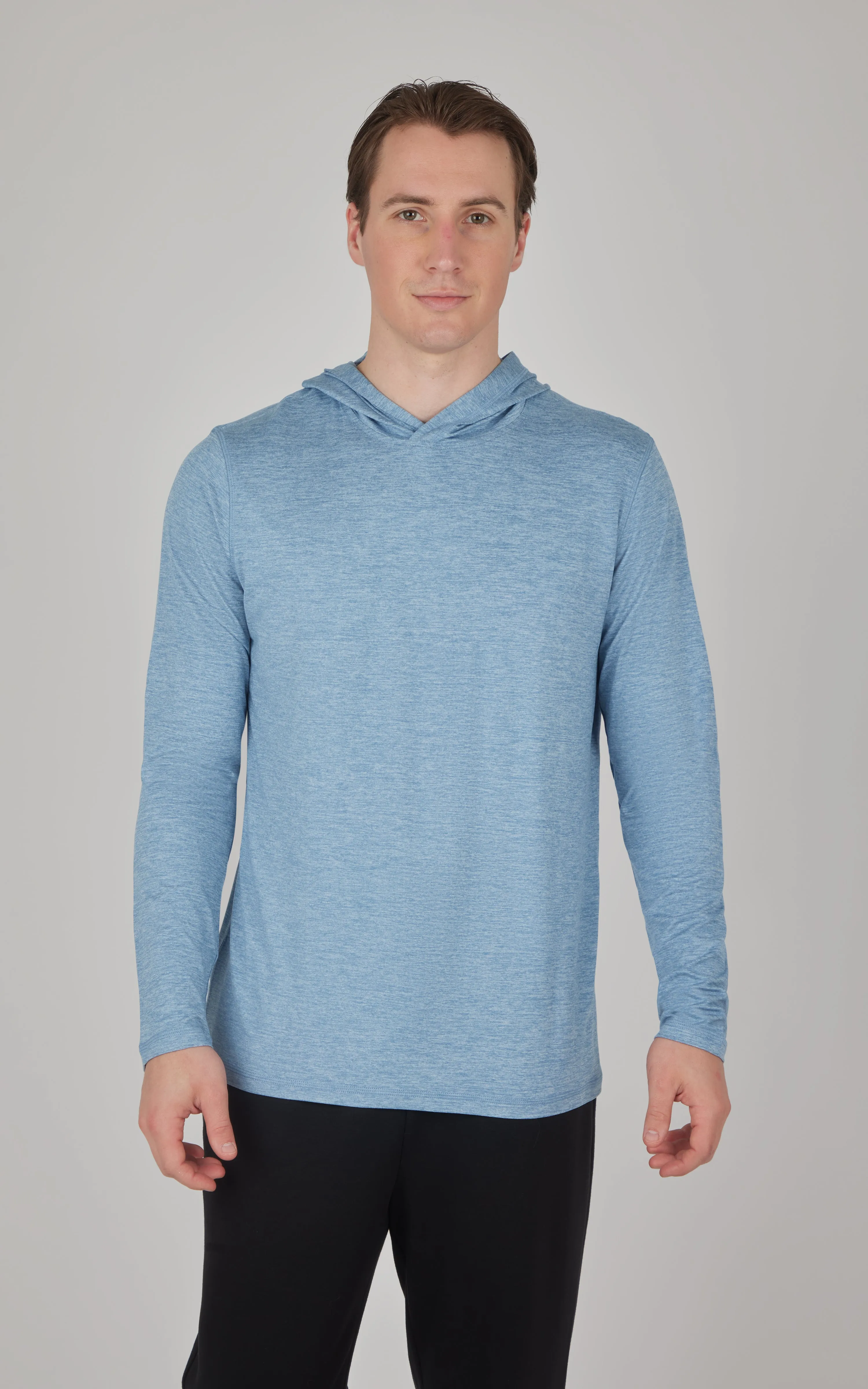 Men's Cationic Long Sleeve Hooded Shirt sold by 90 Degree By Reflex product image thumbnail 4