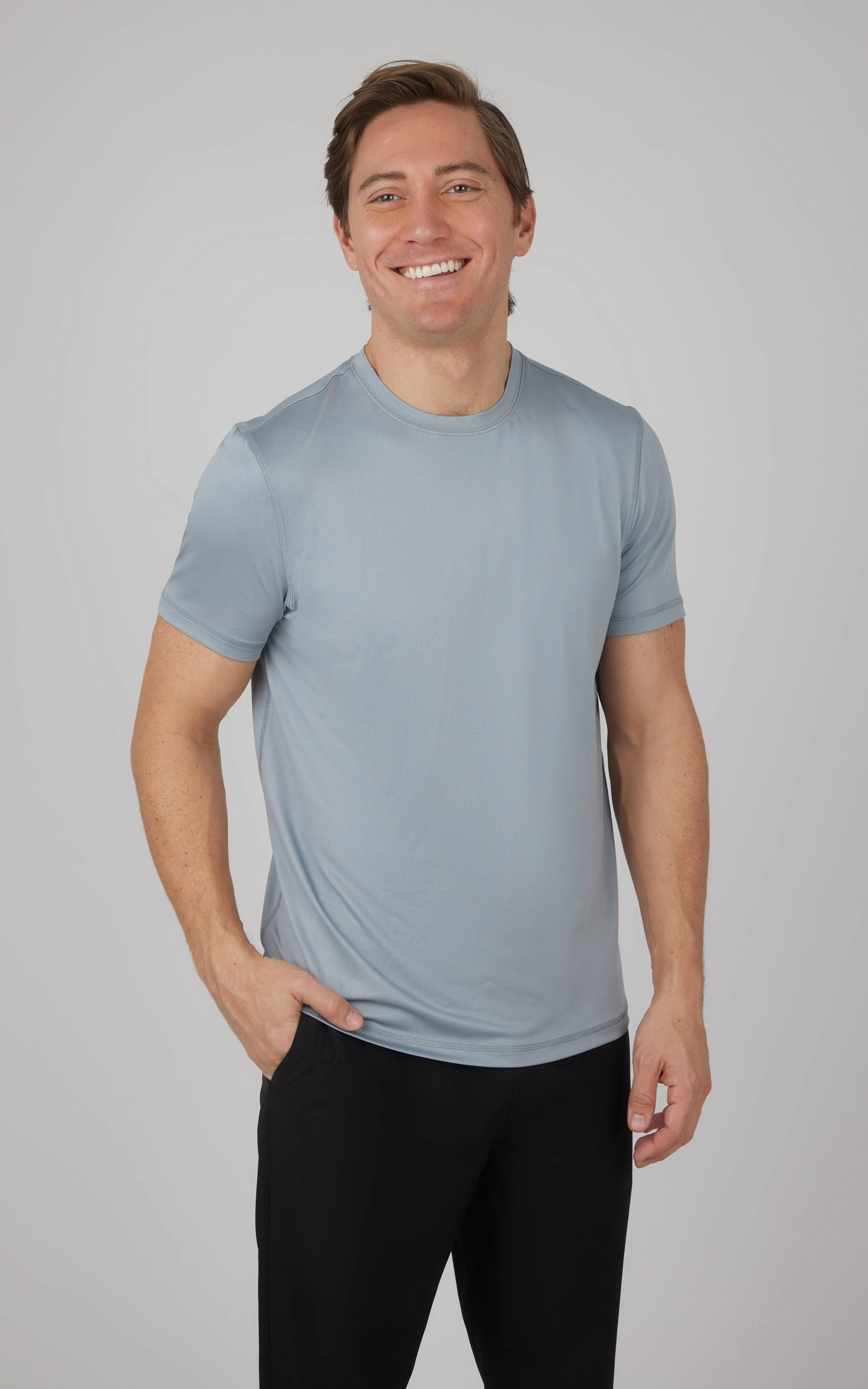 Men's Performance Short Sleeve Tee sold by 90 Degree By Reflex