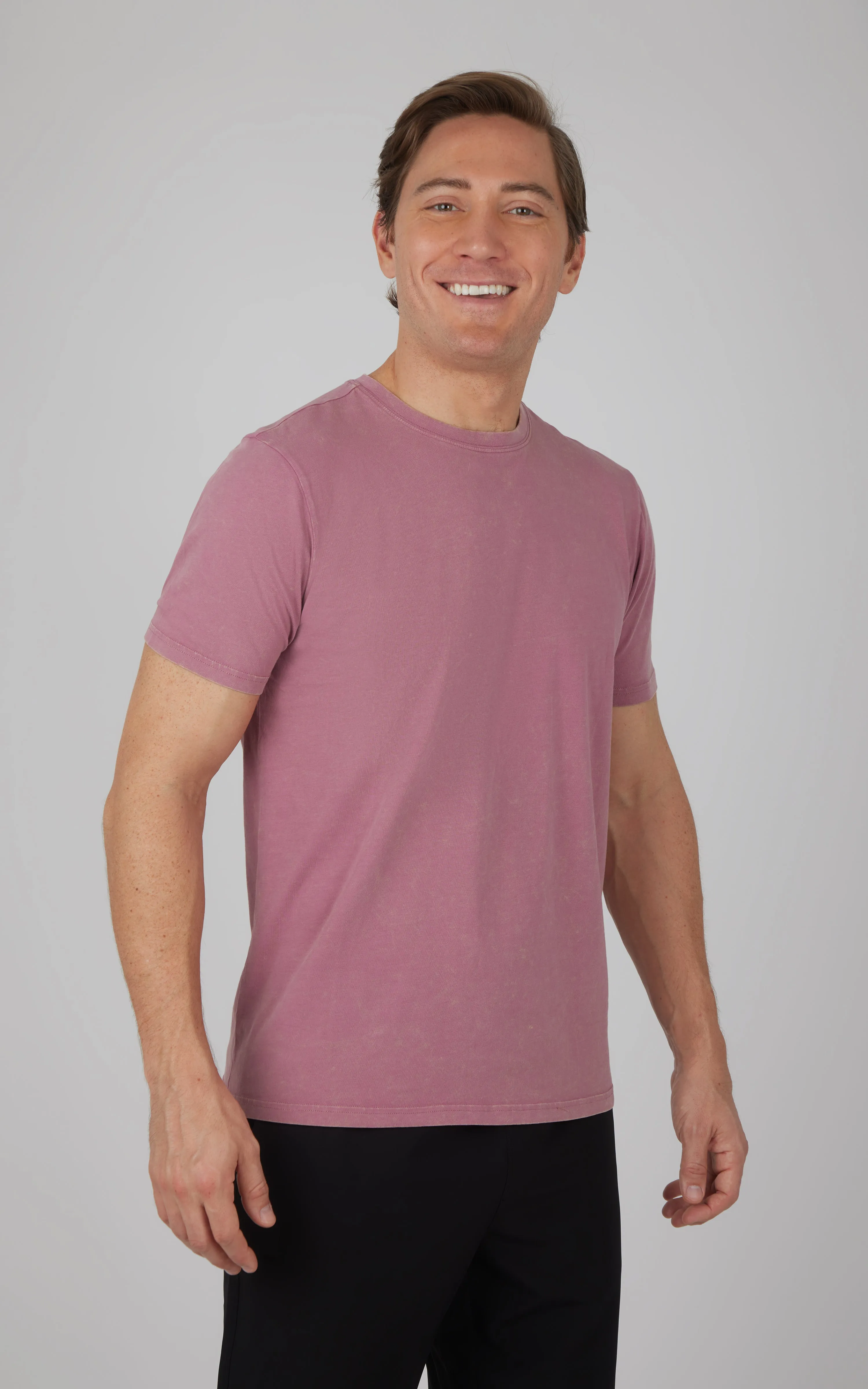 Men's Acid Wash Short Sleeve Tee sold by 90 Degree By Reflex product image thumbnail 2