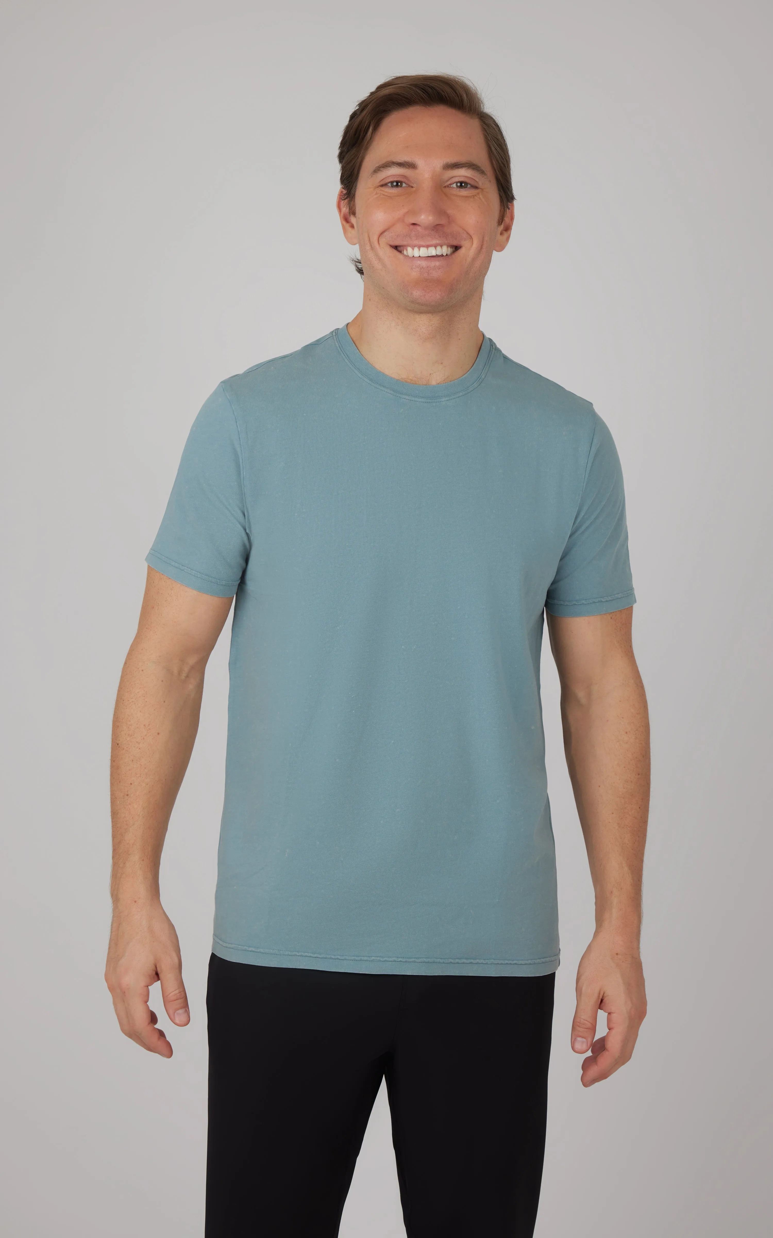 Men's Acid Wash Short Sleeve Tee sold by 90 Degree By Reflex product image thumbnail 4