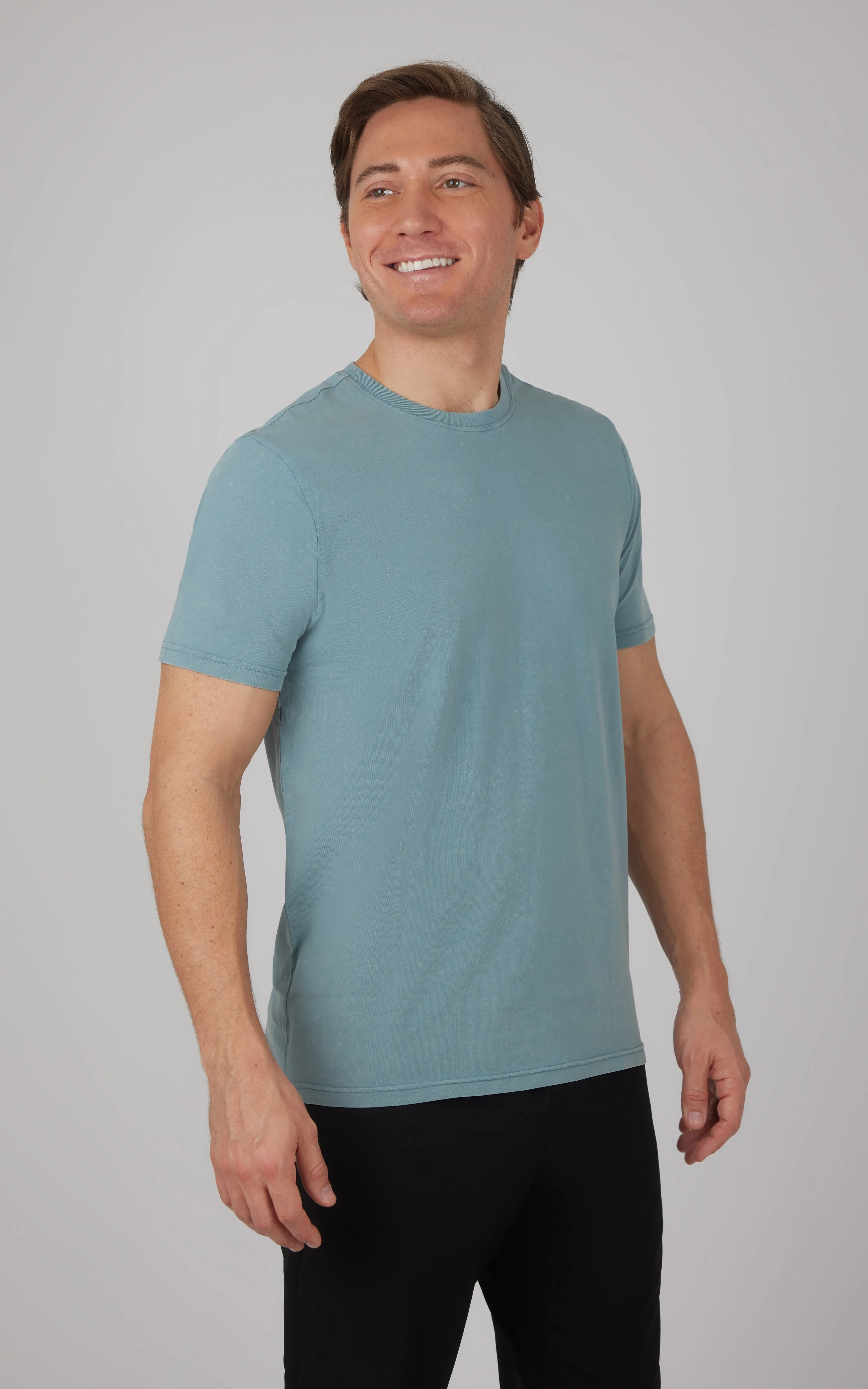 Men's Acid Wash Short Sleeve Tee sold by 90 Degree By Reflex product image thumbnail 5