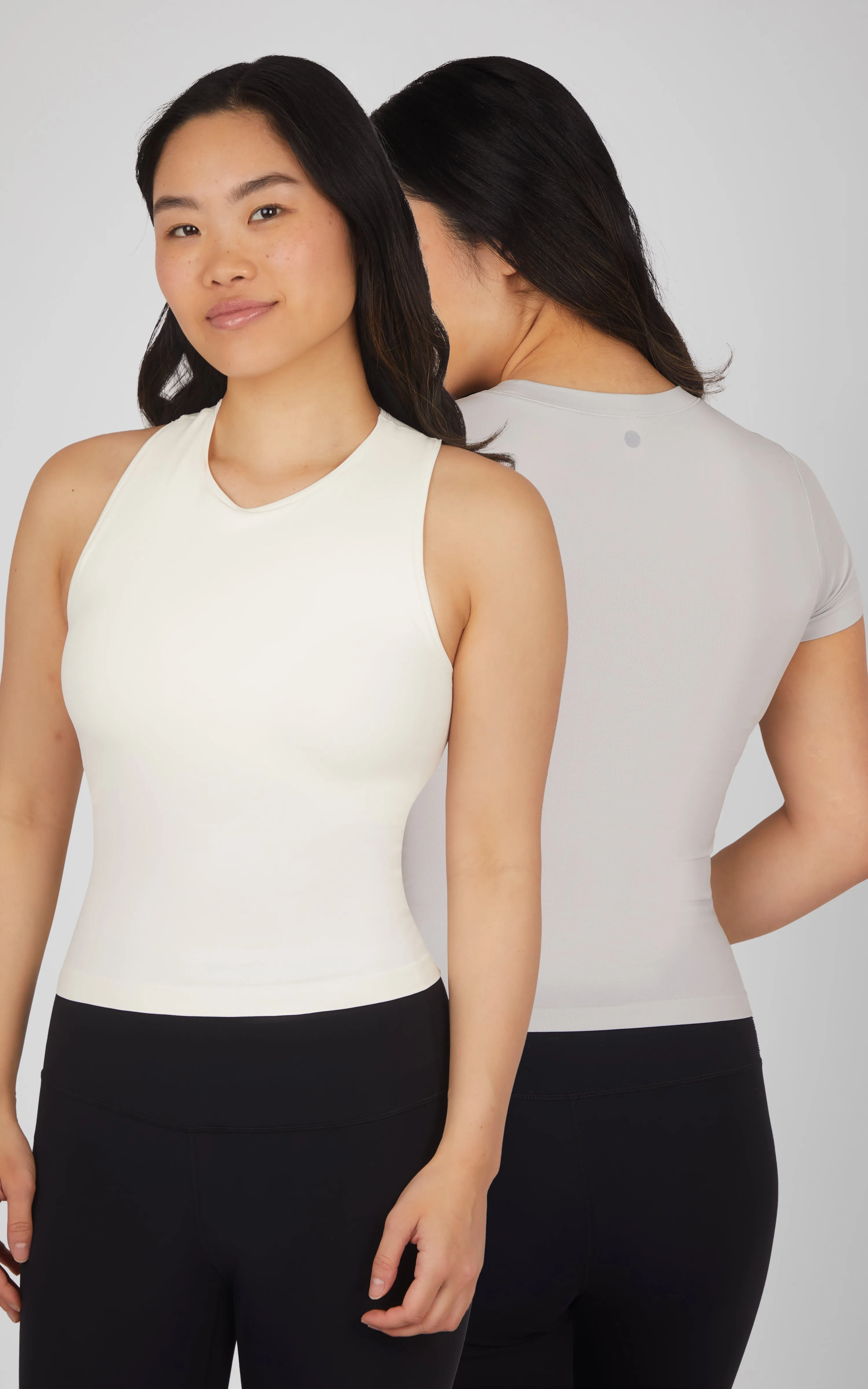 2 PK Seamless Racerback Tank Top with Built in Bra sold by 90 Degree By Reflex product image thumbnail 5