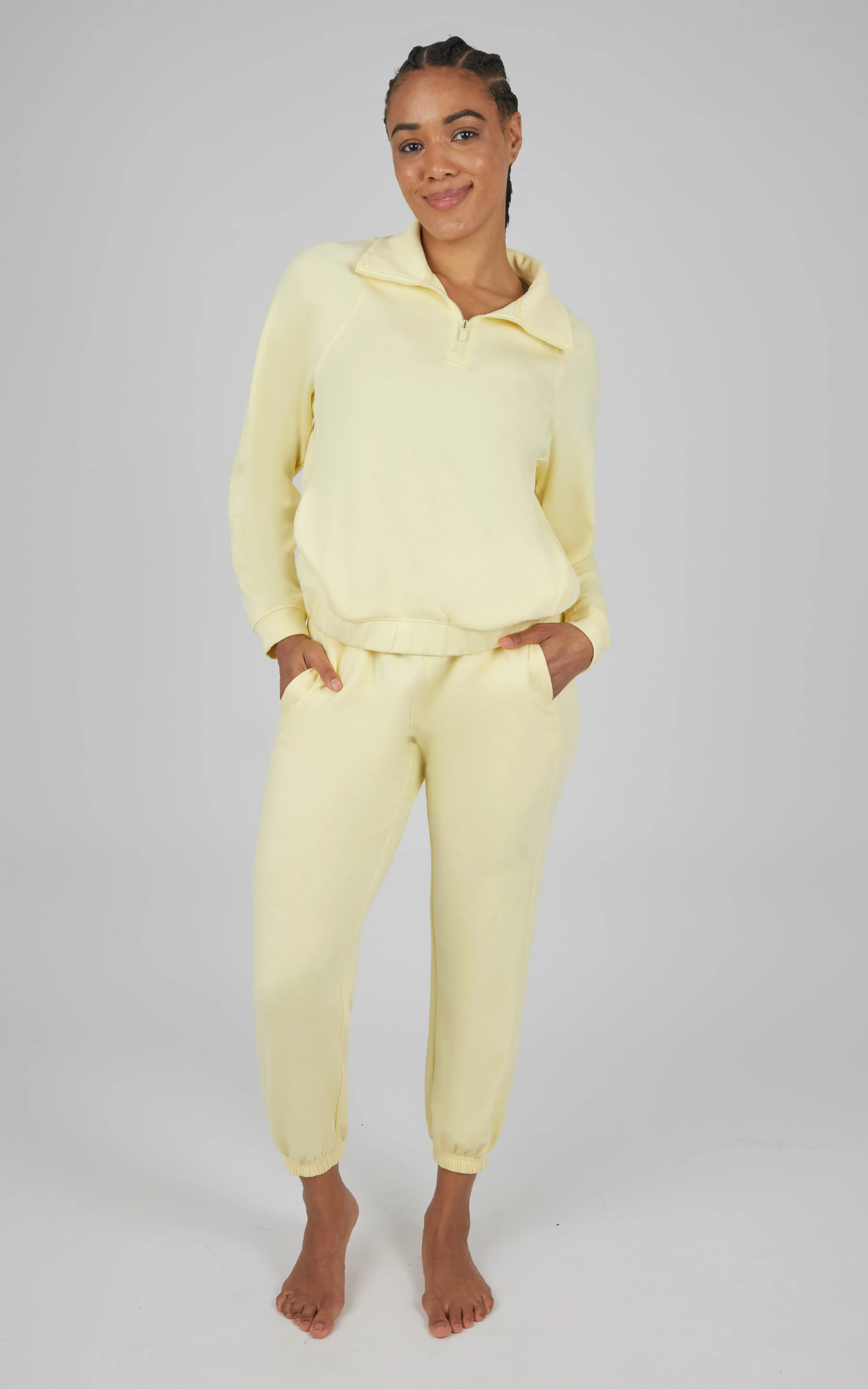 2 PC Softlite Half Zip Pullover and Jogger Set sold by 90 Degree By Reflex