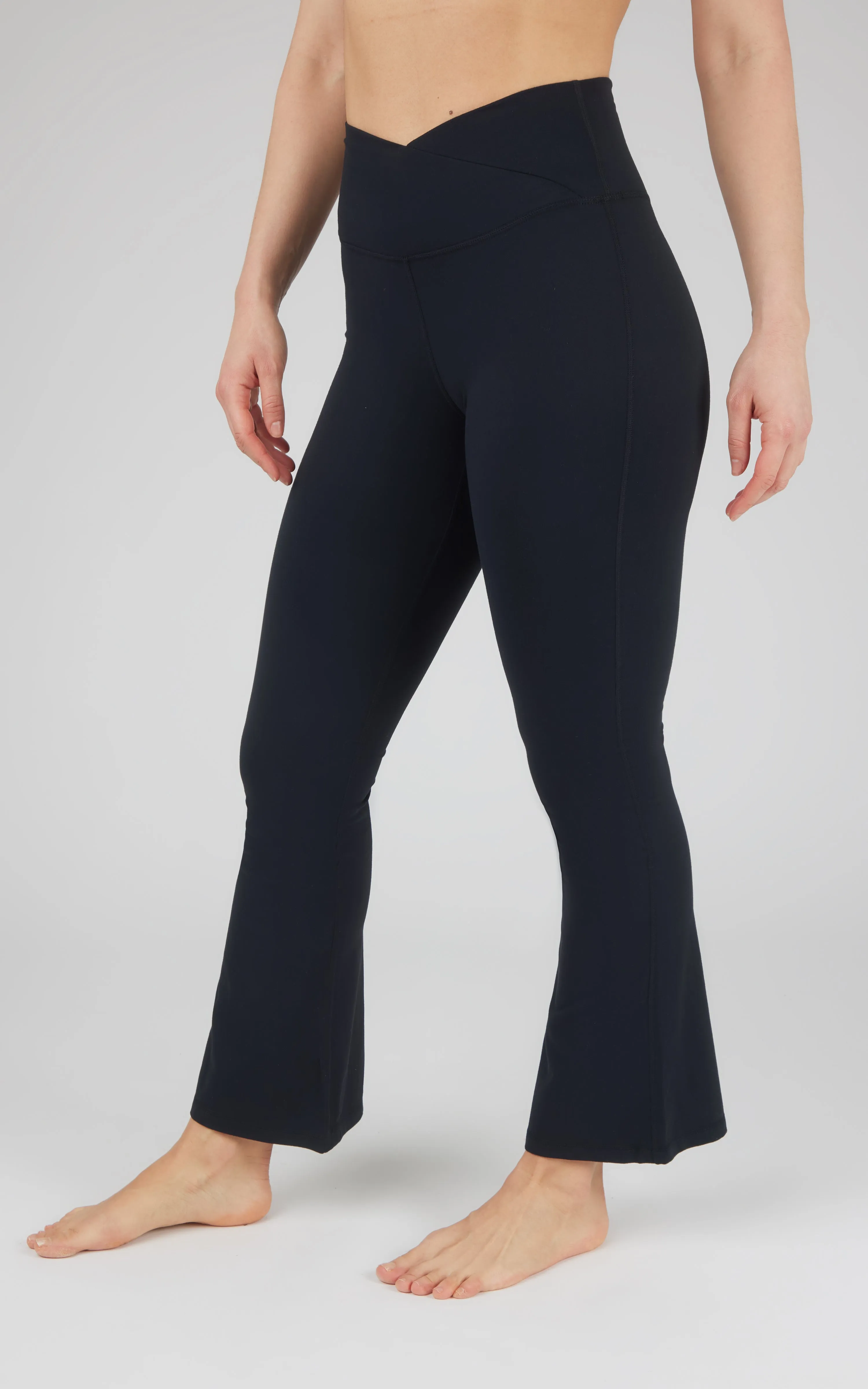 Ultra Lush Crossover Flared Leg Pant sold by 90 Degree By Reflex product image thumbnail 4