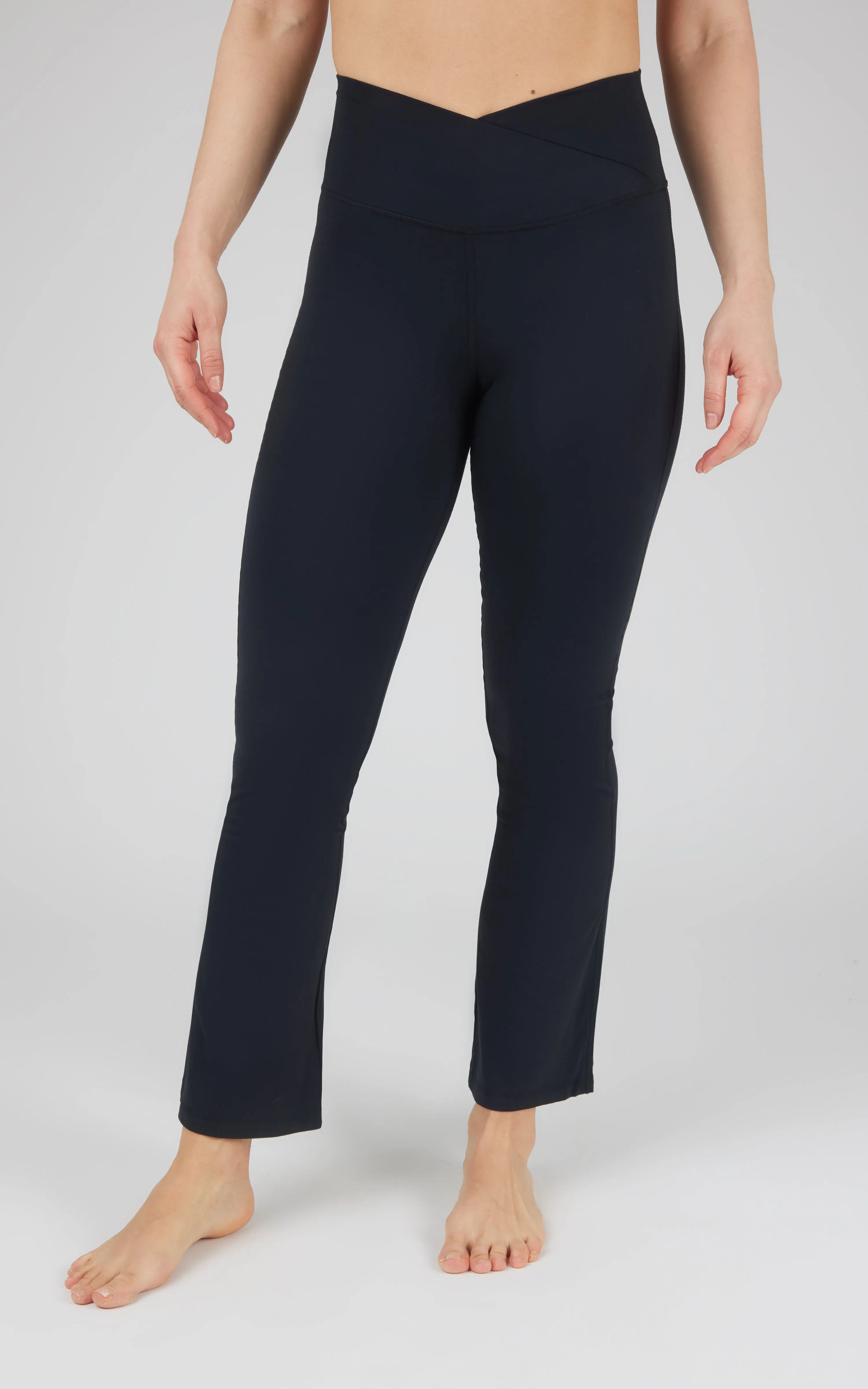 Ultra Lush Crossover Flared Leg Pant sold by 90 Degree By Reflex product image thumbnail 3