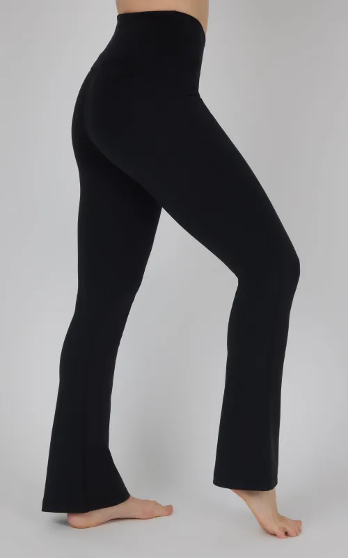 Yogalicious Lux Crossover Waist Flared Leg Pant sold by 90 Degree By Reflex