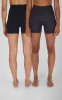 2 PK Lux 5" Leopard Print Short and Solid Short sold by 90 Degree By Reflex