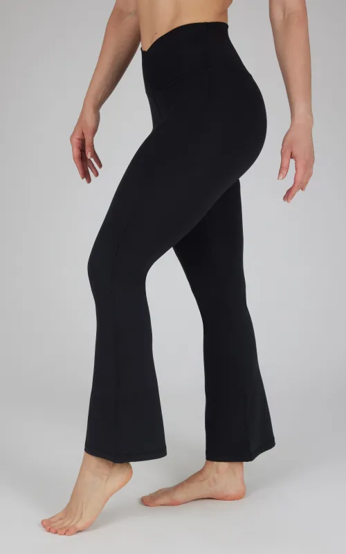 Lux Madison Crossover Waist 7/8 Flared Leg sold by 90 Degree By Reflex
