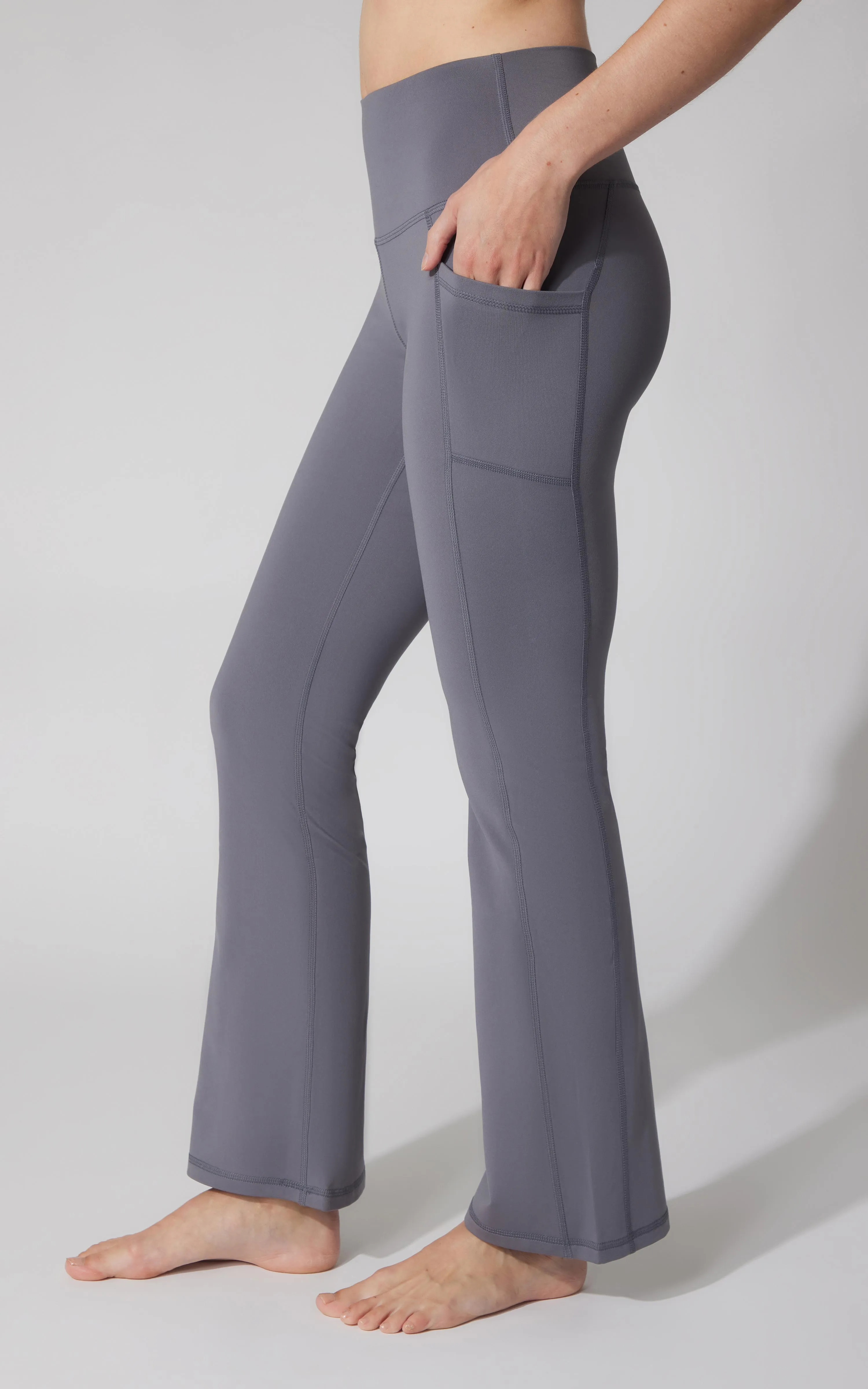 Polarlux Tribeca Elastic Free 29.5" Side Pocket Flare Leg Pant sold by 90 Degree By Reflex