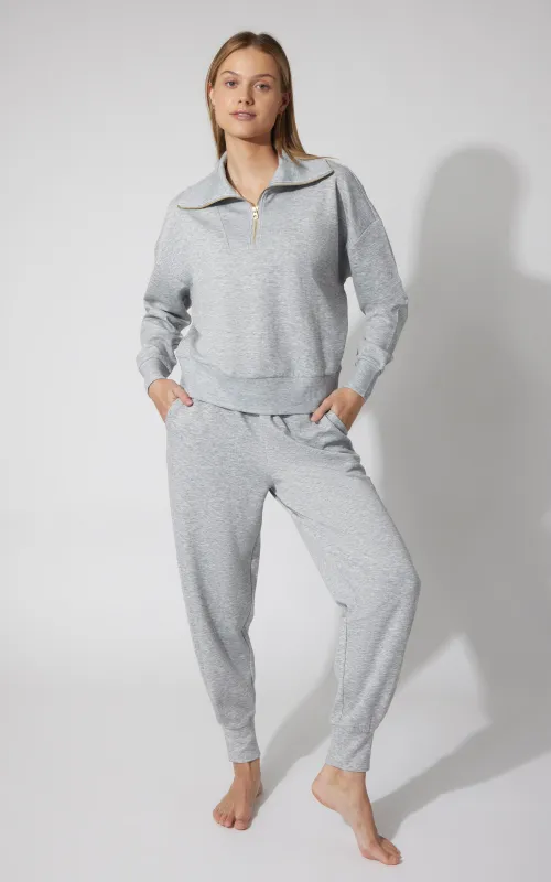 2 PC Softlite Mock Neck Half Zip Pullover and Softlite Jogger Set sold by 90 Degree By Reflex