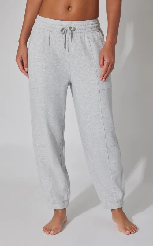 Washed Loop Terry Barrel Jogger made by 90 Degree By Reflex