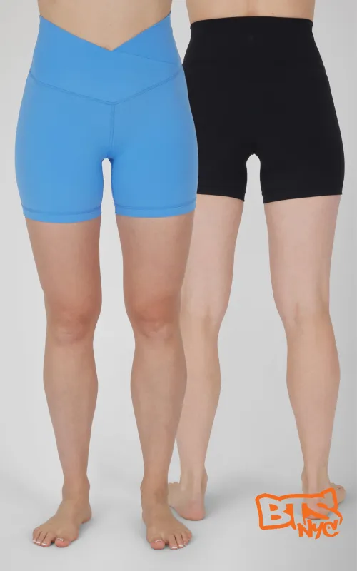 2 PK Lux 5" Crossover and Classic Bike Short - Beat the Streets sold by 90 Degree By Reflex