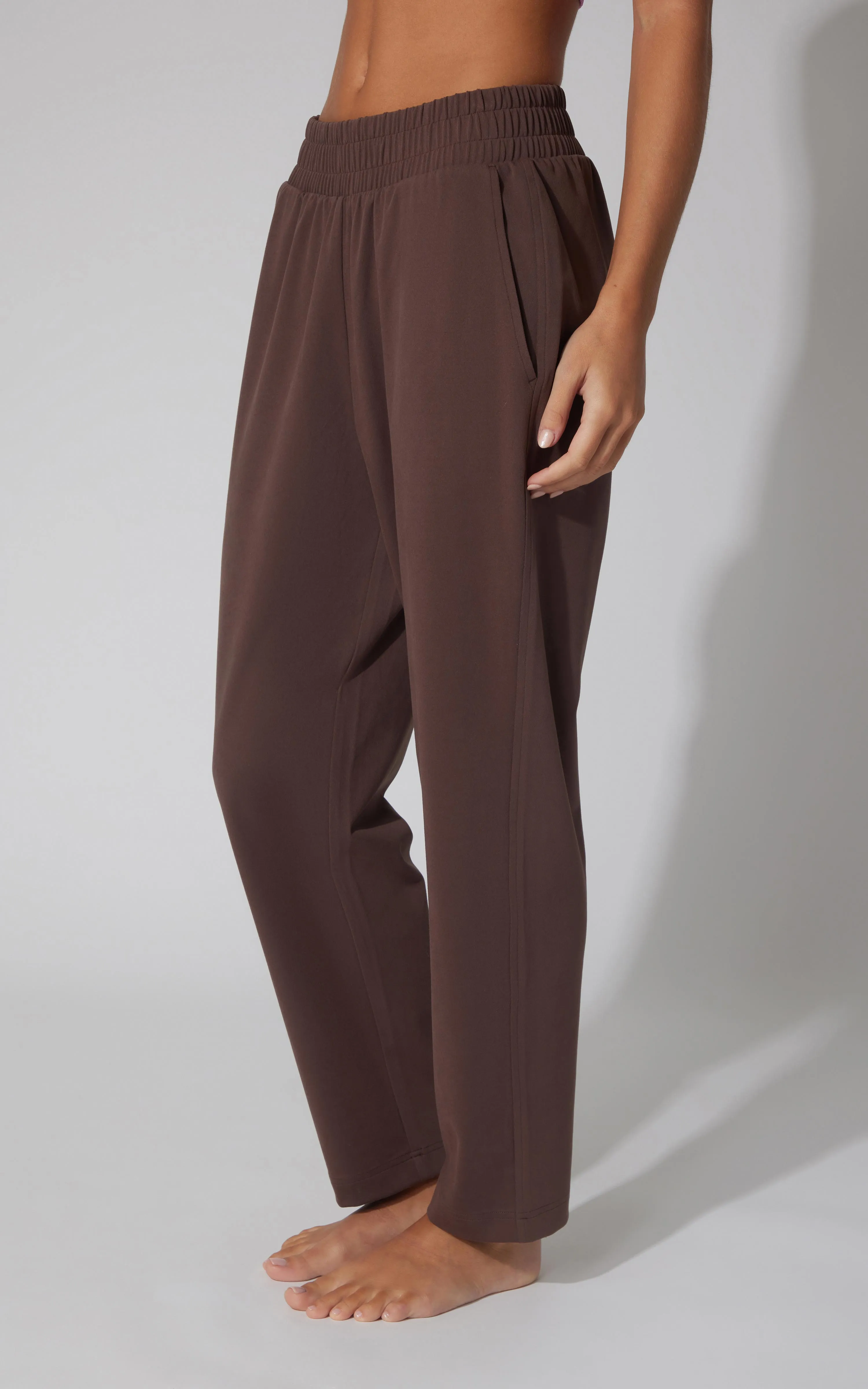 Lux Straight Leg Pant w Elastic Waist- Our Cafe Story sold by 90 Degree By Reflex product image thumbnail 2