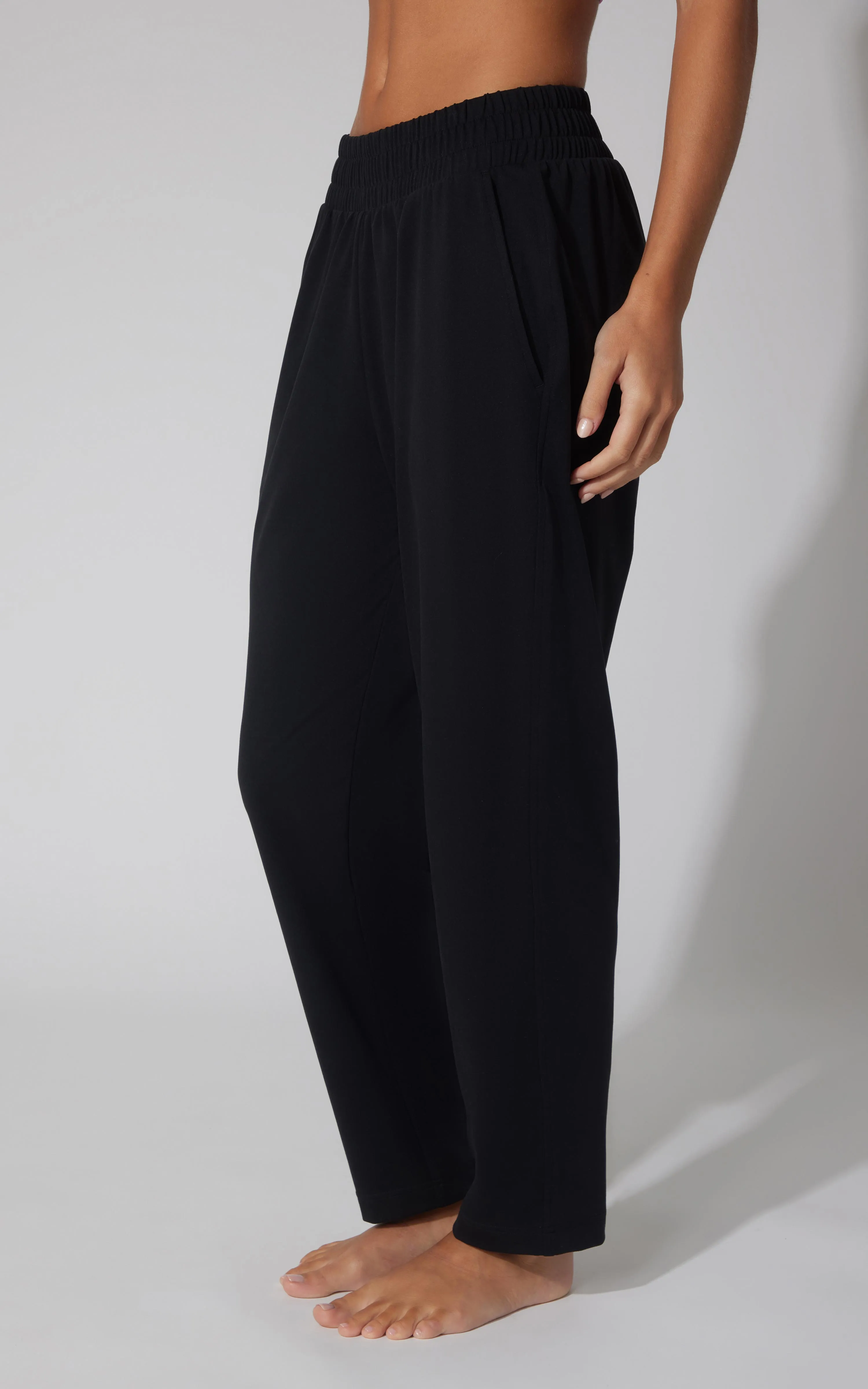 Lux Straight Leg Pant w Elastic Waist- Our Cafe Story sold by 90 Degree By Reflex product image thumbnail 5