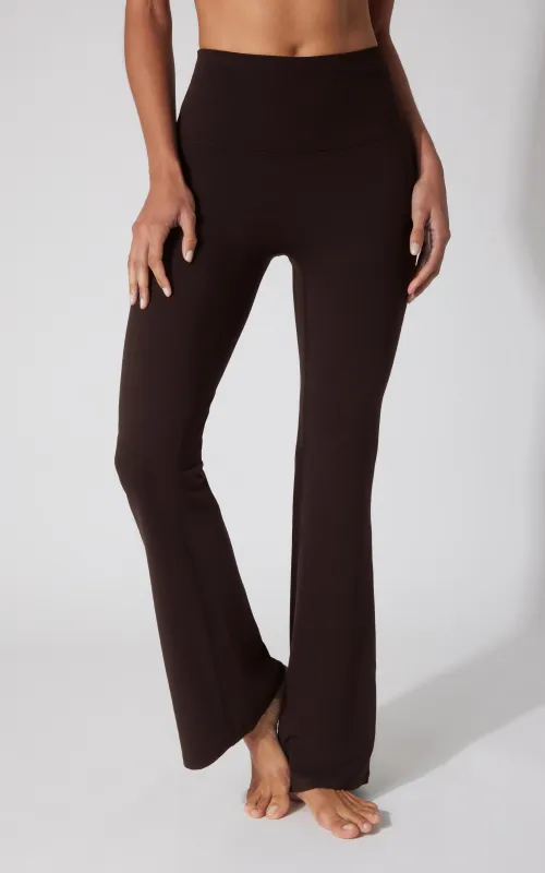 Lux Hudson Elastic Free  31.5" Flared Pant - Our Cafe Story sold by 90 Degree By Reflex