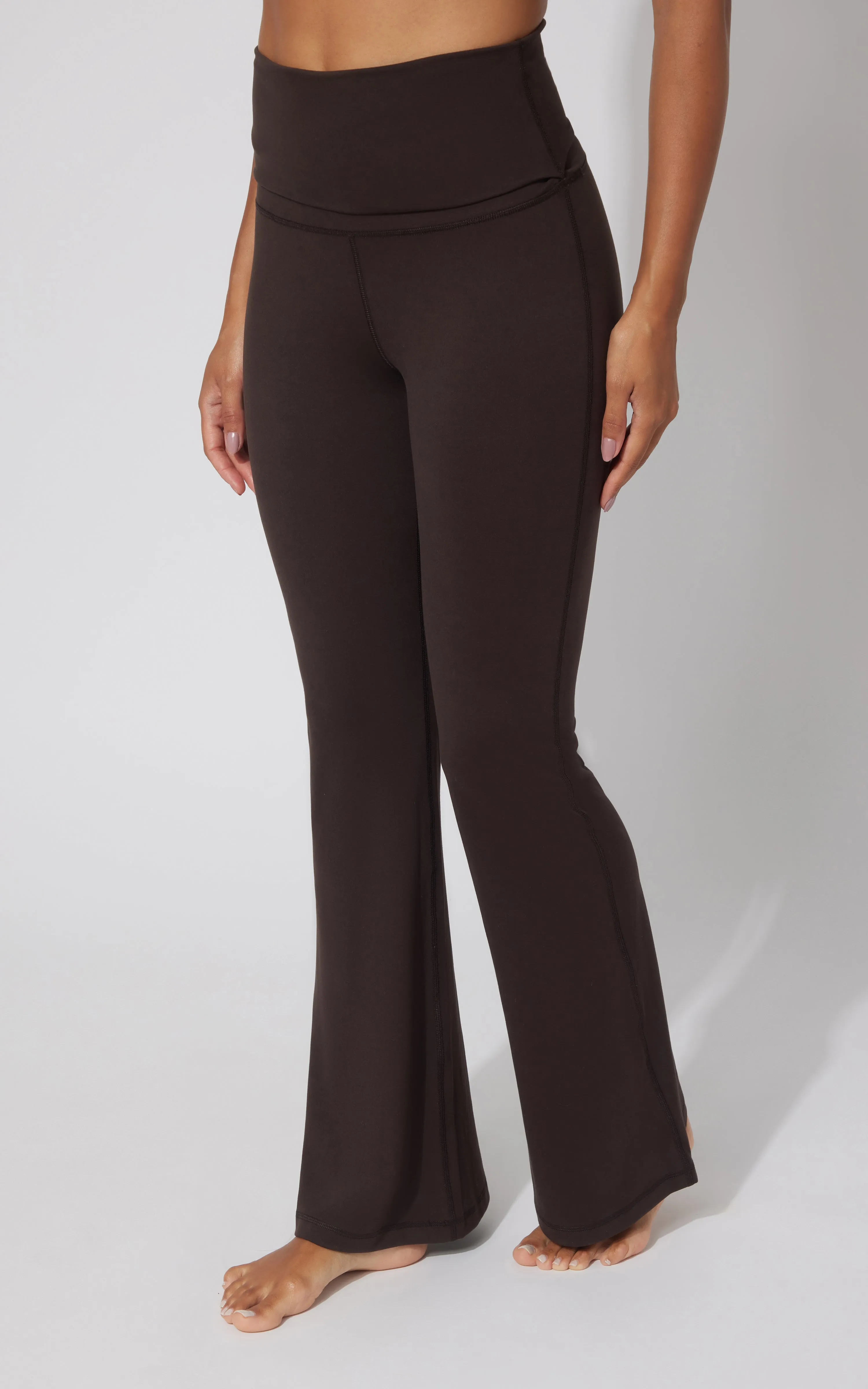 Lux Florence Fold Over Flare Leg Pant - Our Cafe Story sold by 90 Degree By Reflex product image thumbnail 3