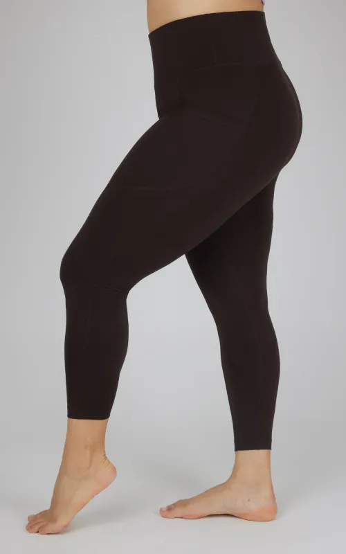 Plus Stretch Pocket Ankle Legging - Our Cafe Story sold by 90 Degree By Reflex