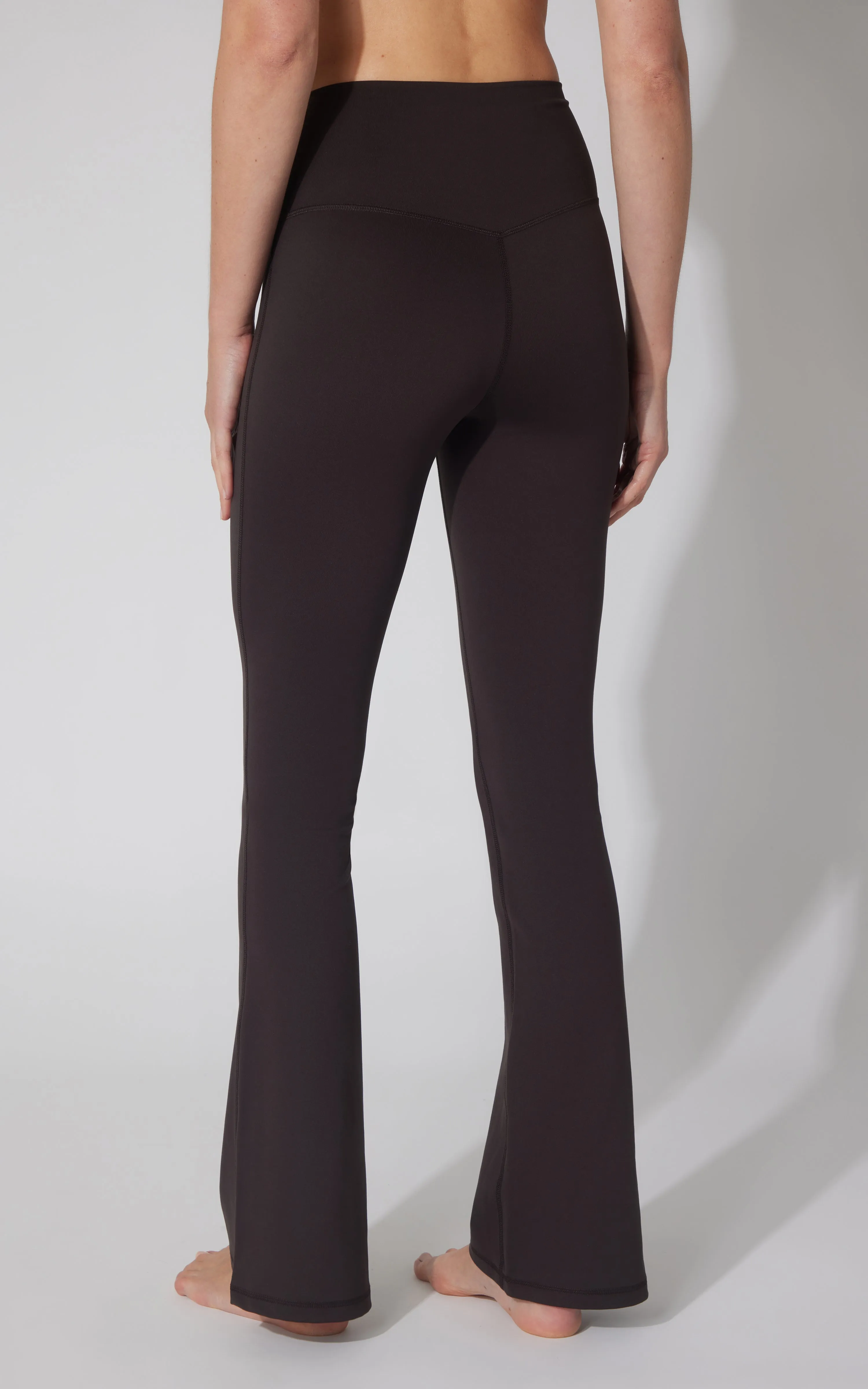 Lux Madison Crossover Elastic Free Waist Flare Leg Pant - Our Cafe Story sold by 90 Degree By Reflex product image thumbnail 4
