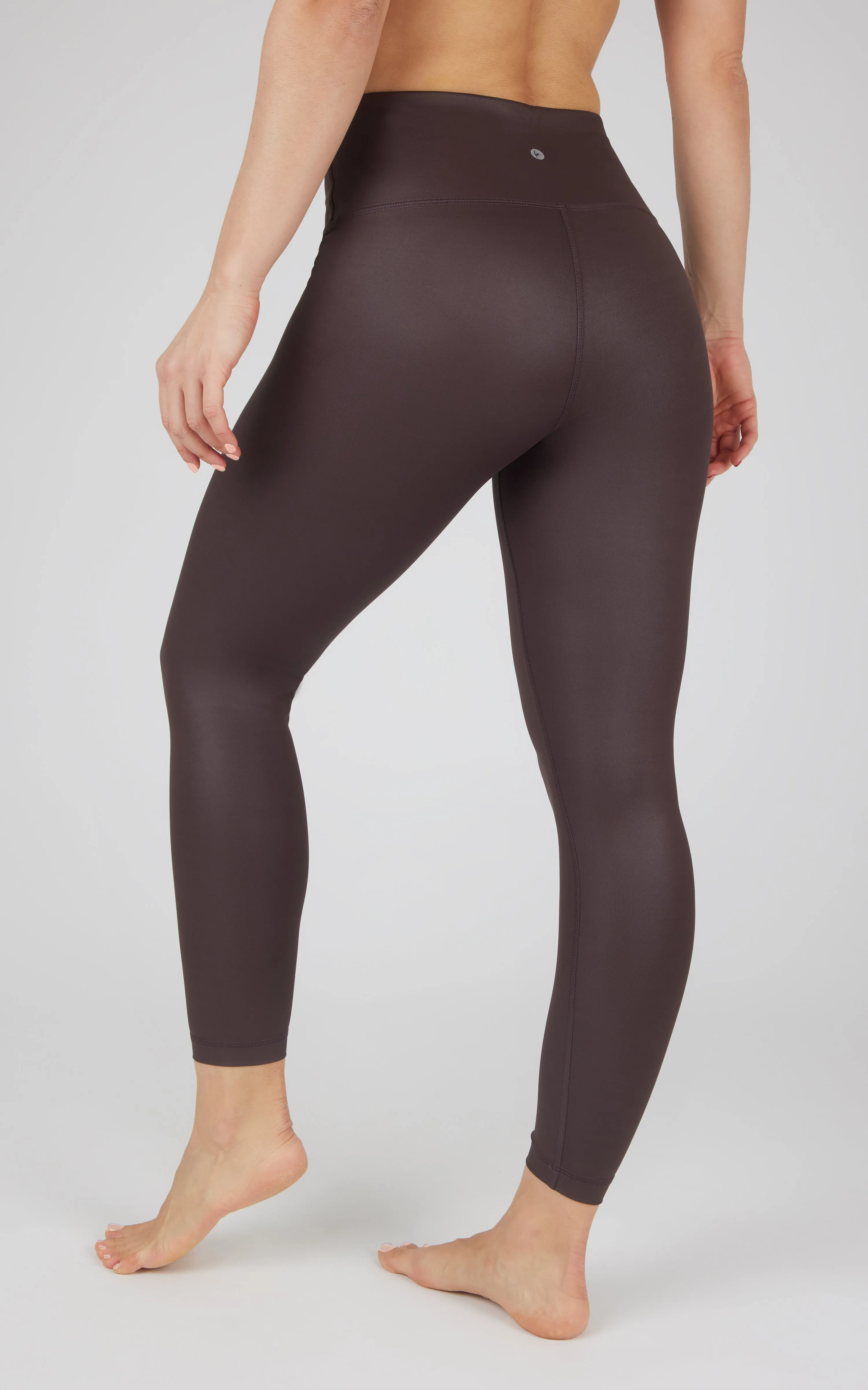 Interlink Faux Leather High Waist Cire 7/8 Ankle - Our Cafe Story sold by 90 Degree By Reflex product image thumbnail 3