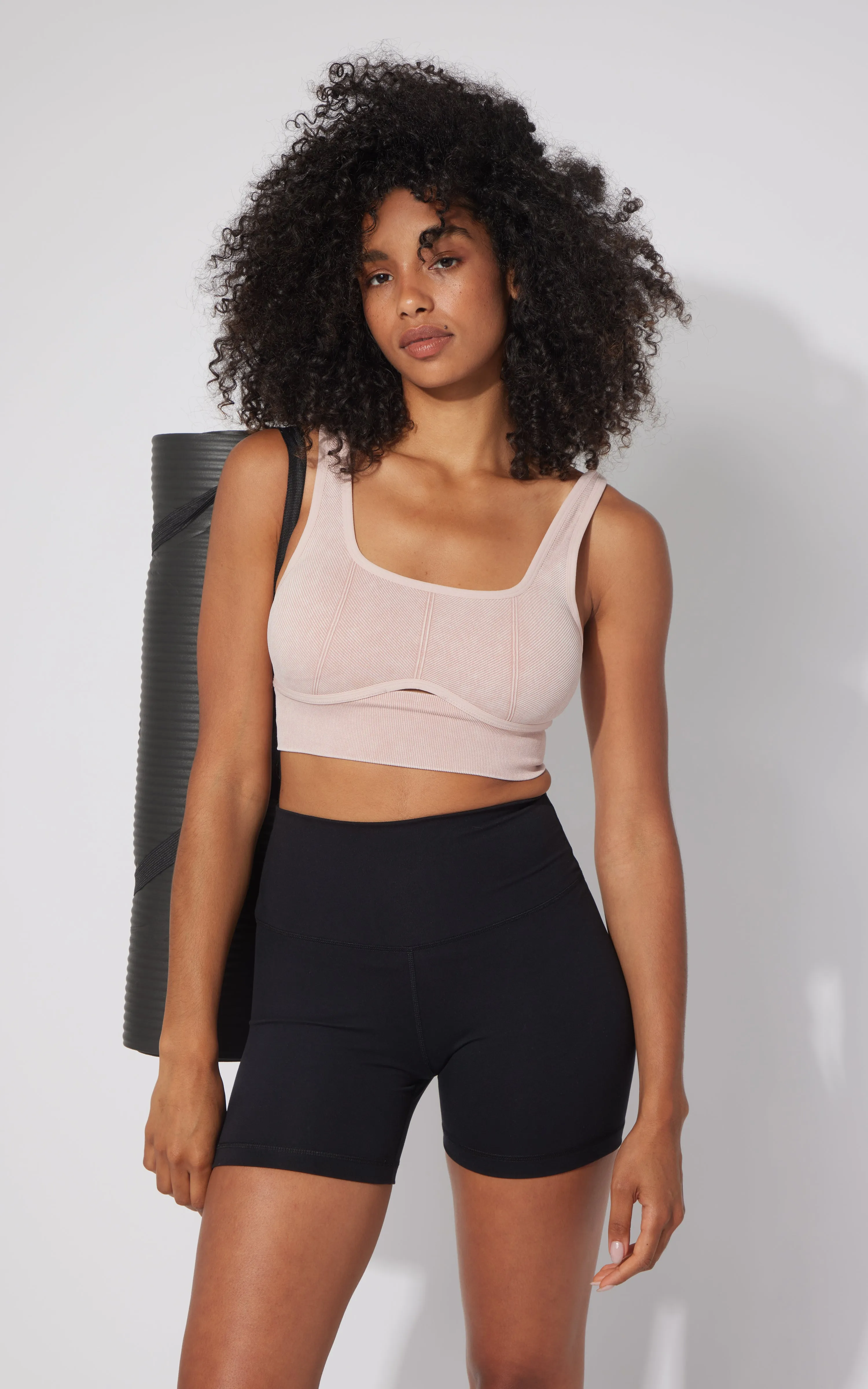 2 PK Stonewash Ribbed Seamless Bra - Our Petal Tone Story sold by 90 Degree By Reflex