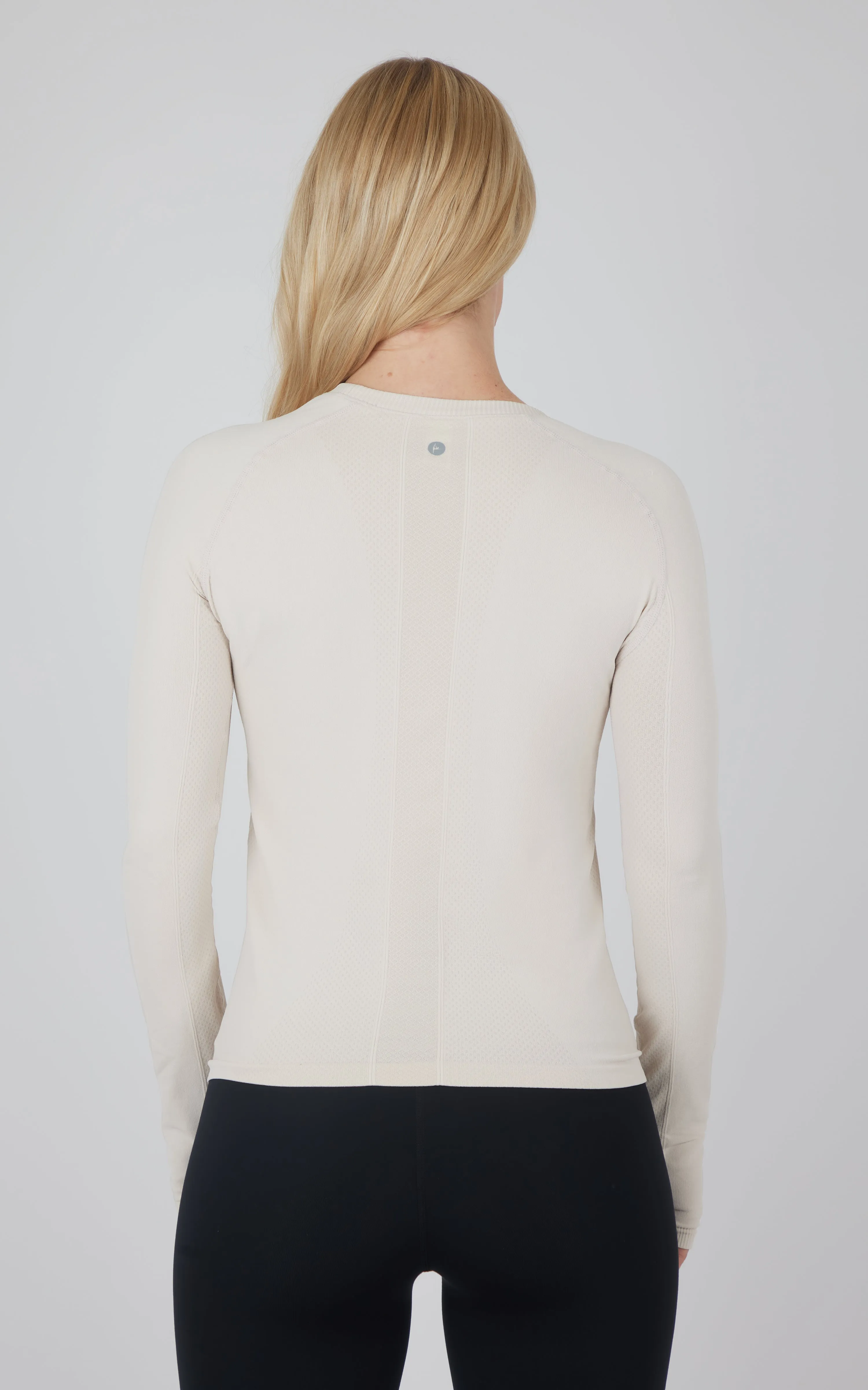 Seamless Long Sleeve Active Shirt - Our Stone Story sold by 90 Degree By Reflex product image thumbnail 3