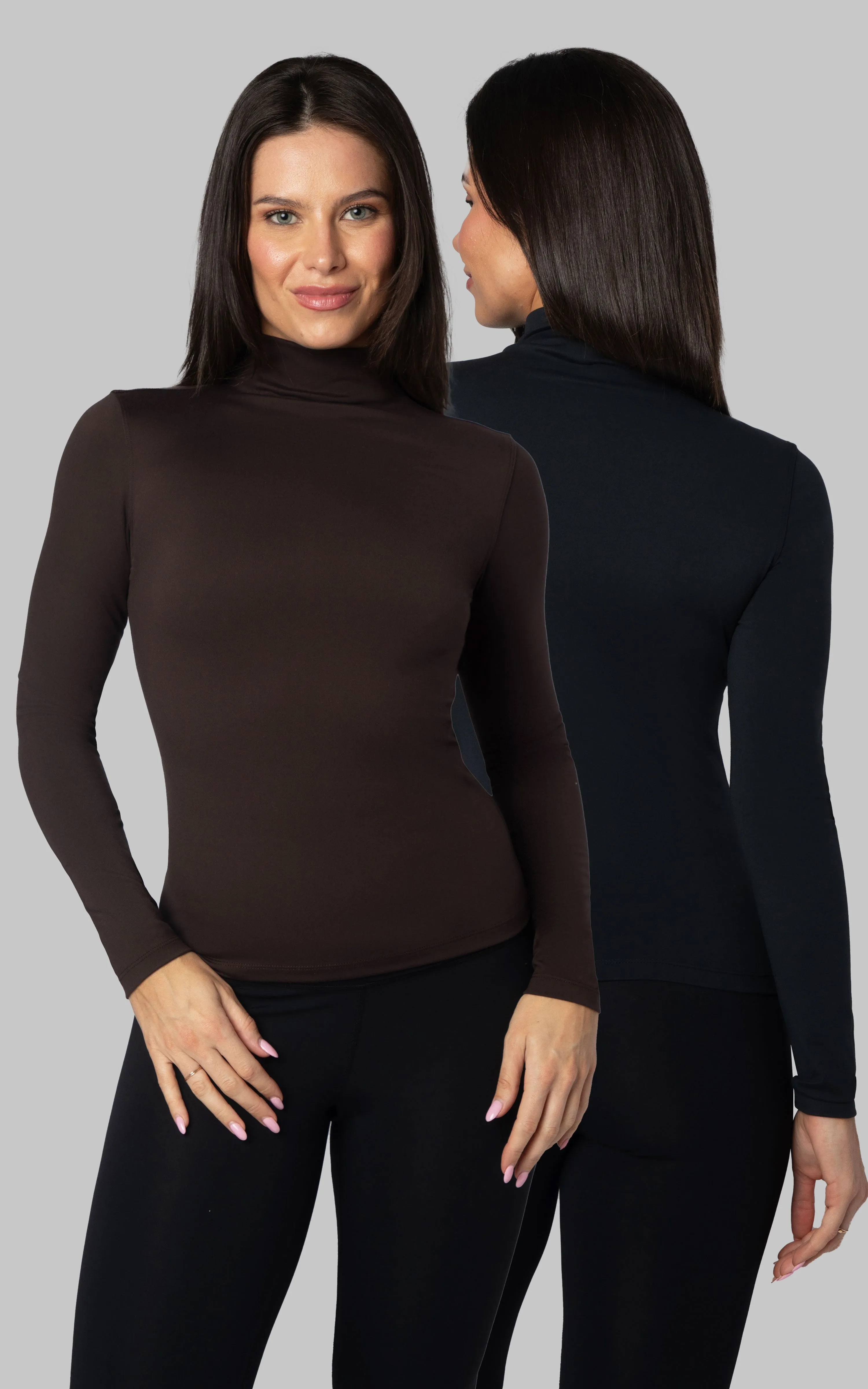 2 Pack Mock Necks - Our Stone Story sold by 90 Degree By Reflex product image thumbnail 4