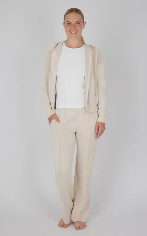 3 PC Softlite Hooded Jacket + Tank + Wide Leg Pant - Our Stone Story sold by 90 Degree By Reflex