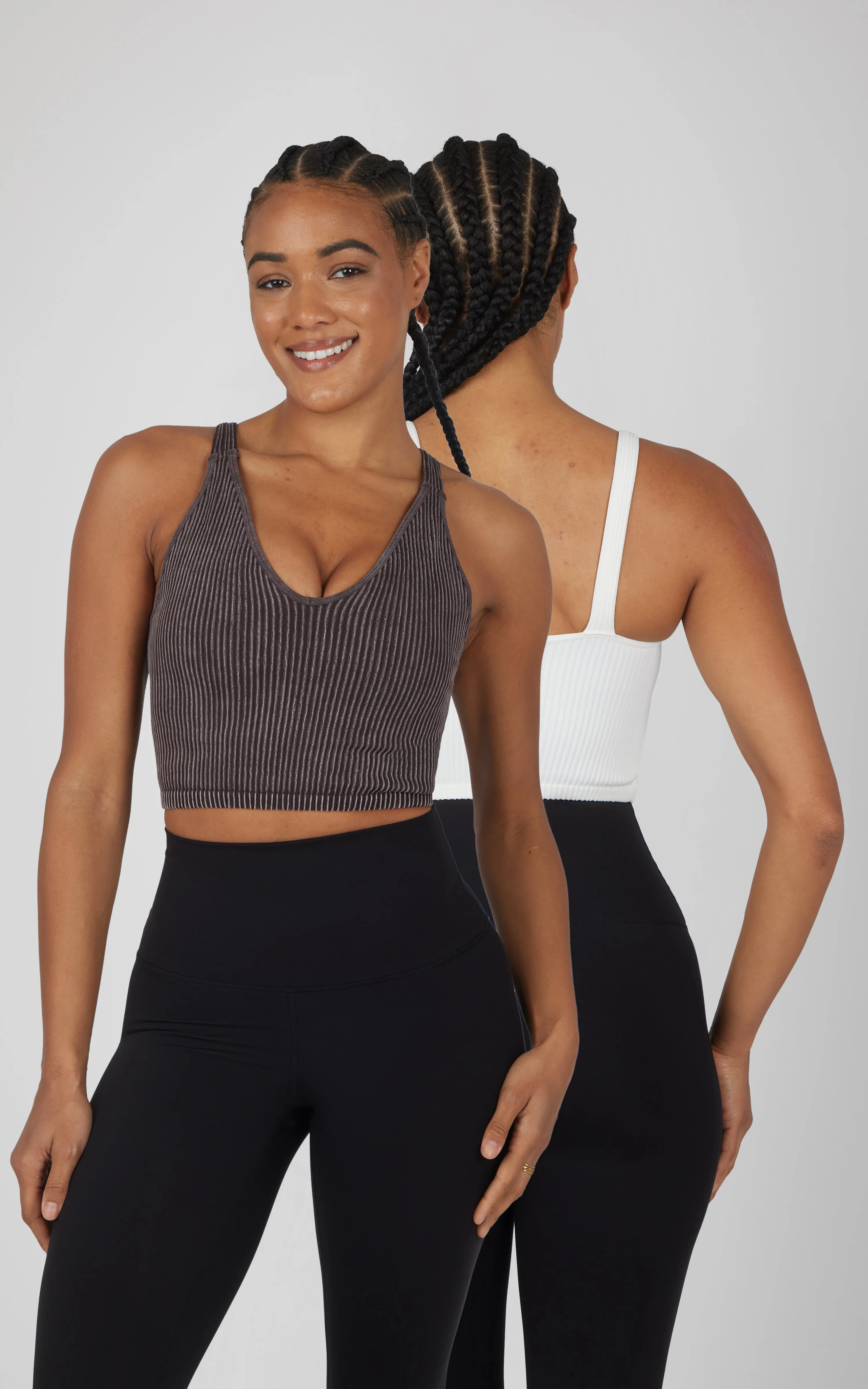 2 PK Stone Wash V-Neck Tank - Our Stone Story sold by 90 Degree By Reflex product image thumbnail 5