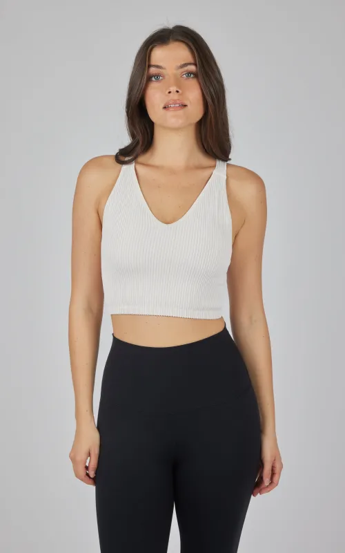 2 PK Stone Wash V-Neck Tank - Our Stone Story sold by 90 Degree By Reflex