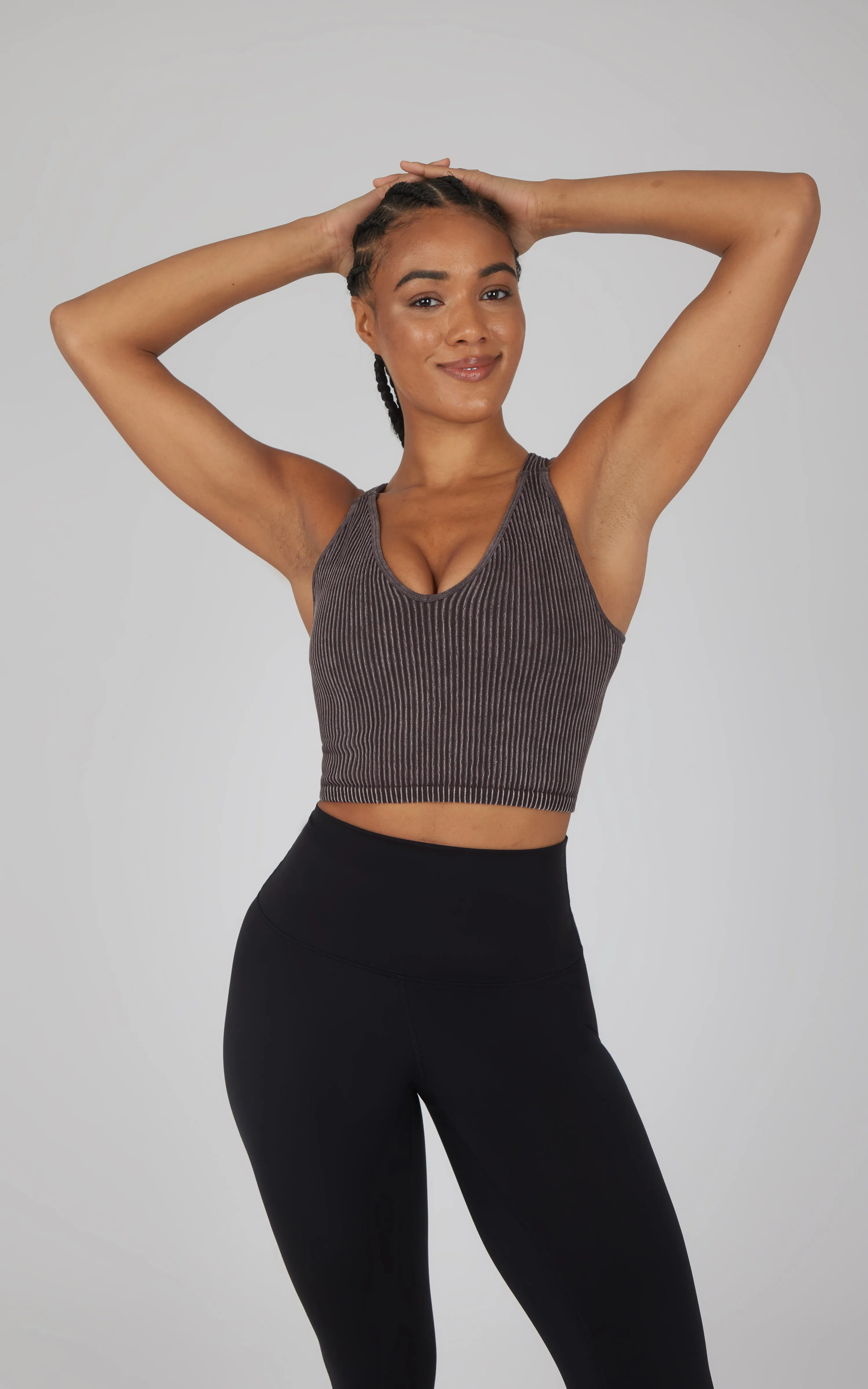 2 PK Stone Wash V-Neck Tank - Our Stone Story sold by 90 Degree By Reflex product image thumbnail 3