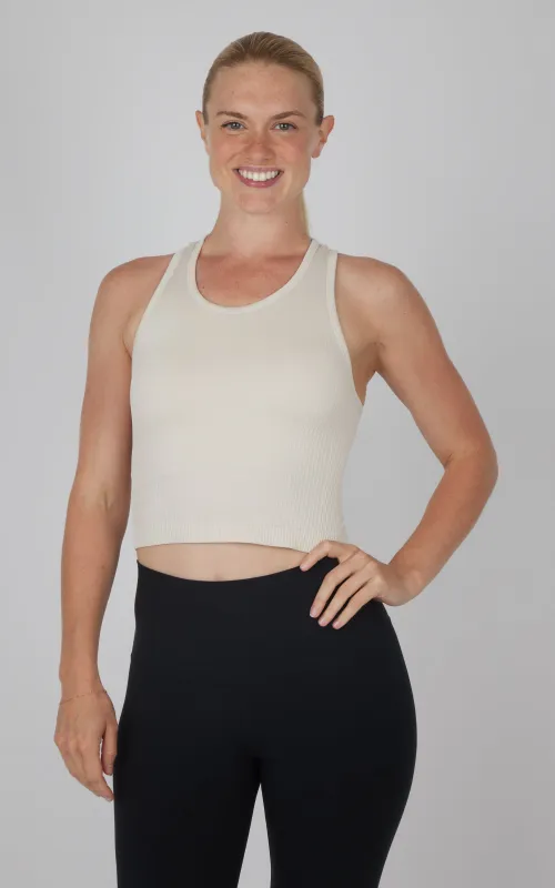 2 PK Racerback Tank with Built in Bra - Our Stone Story sold by 90 Degree By Reflex