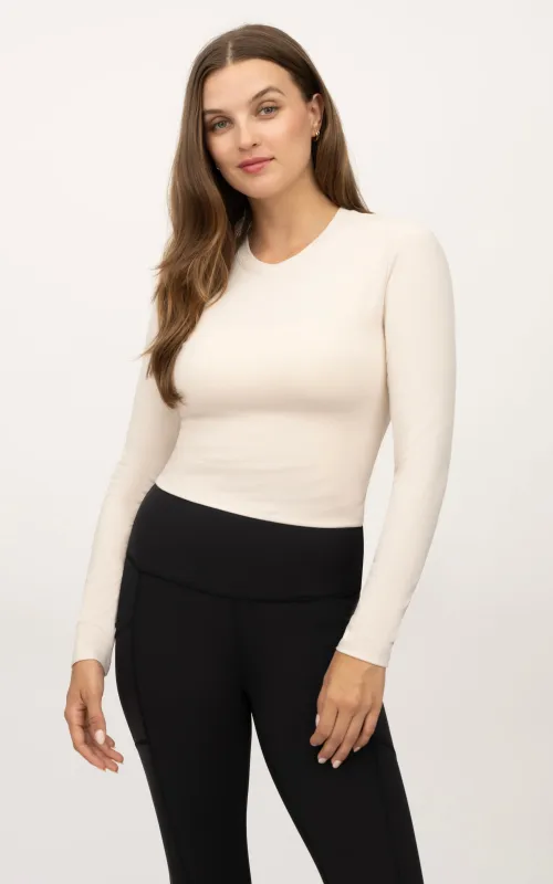 2 PK Heather Long Sleeve Crewneck - Our Stone Story sold by 90 Degree By Reflex