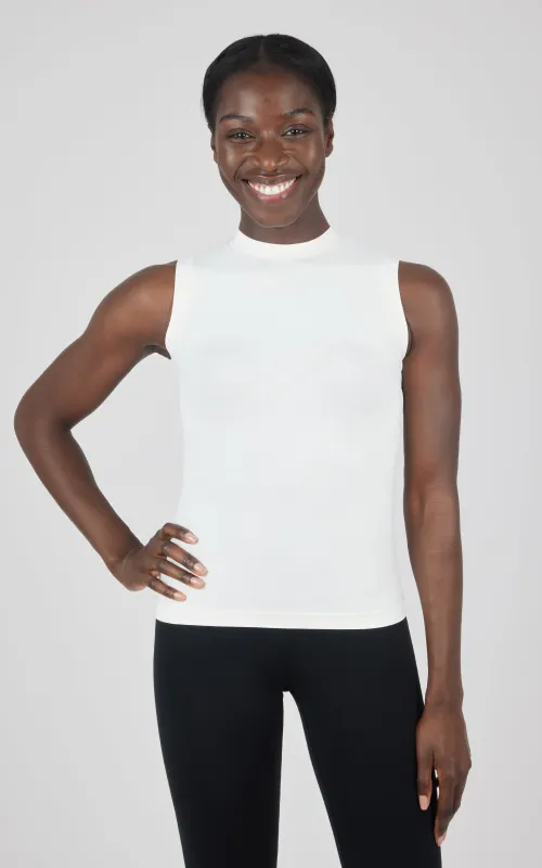 2 PK Mock Neck Tank Top - Our Linen Story sold by 90 Degree By Reflex