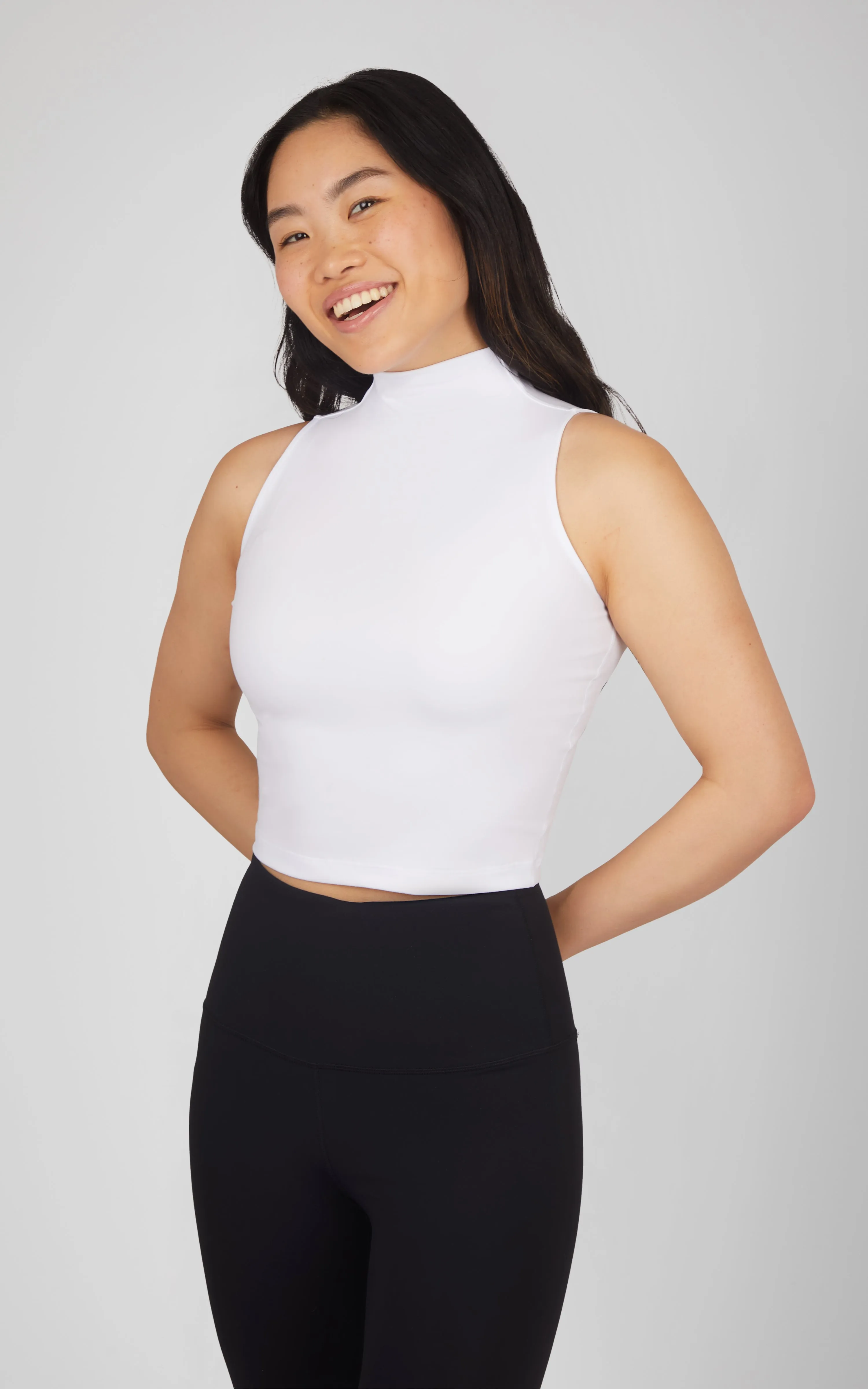 2 PK Ribbed Mock Neck Tank - Our Linen Story sold by 90 Degree By Reflex product image thumbnail 4