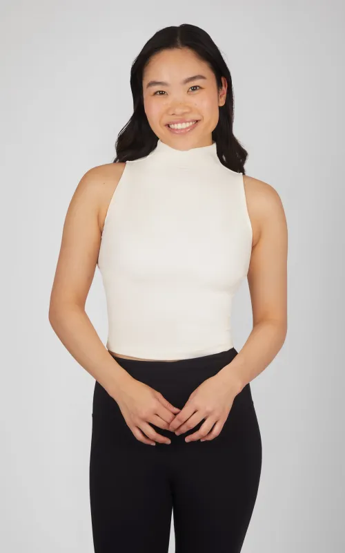 2 PK Ribbed Mock Neck Tank - Our Linen Story sold by 90 Degree By Reflex