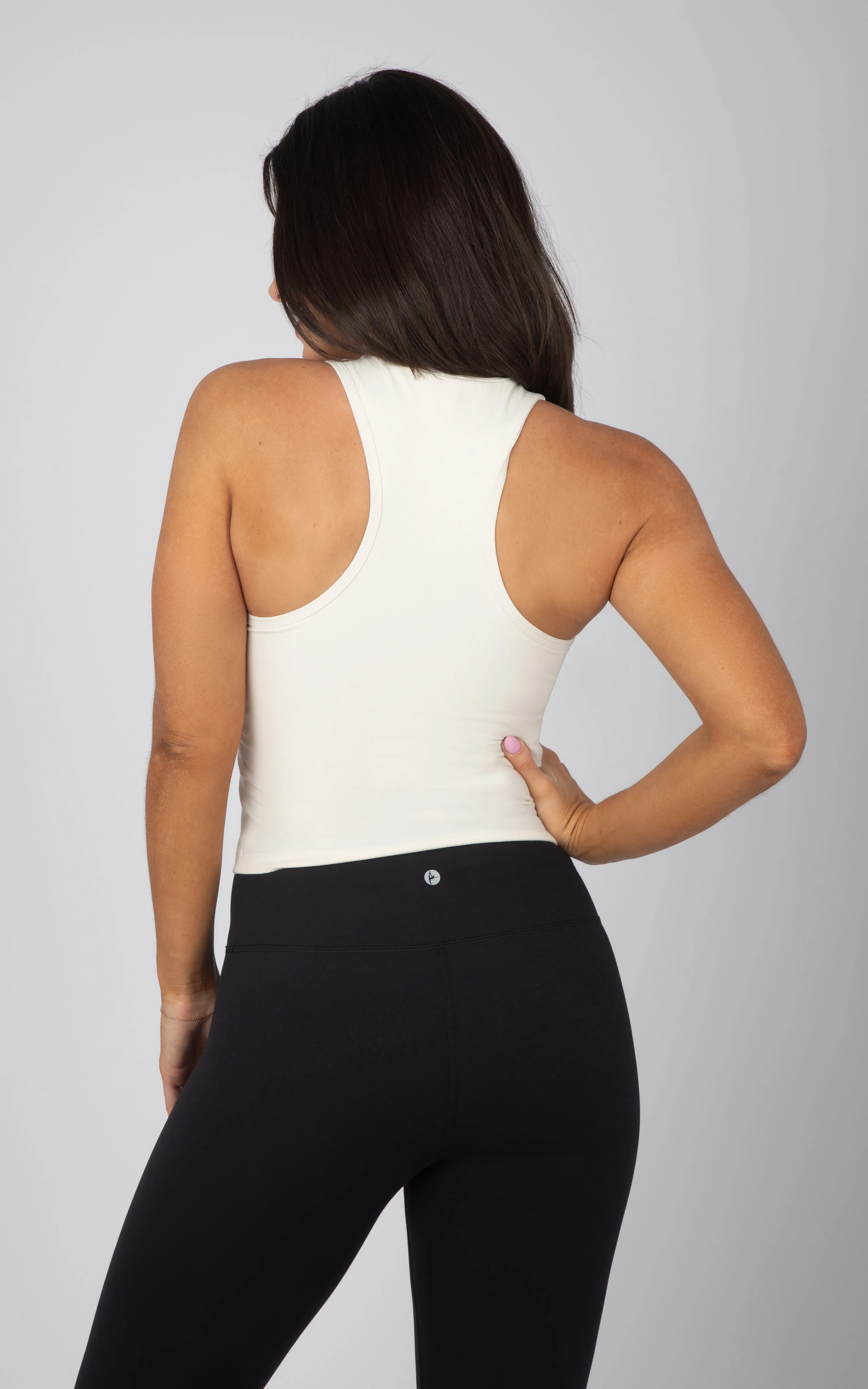 2 PK Mock Neck Tank Top - Our Linen Story sold by 90 Degree By Reflex product image thumbnail 2