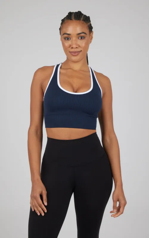 2 PK Seamless Racerback Bra - Our Ocean Core Story sold by 90 Degree By Reflex