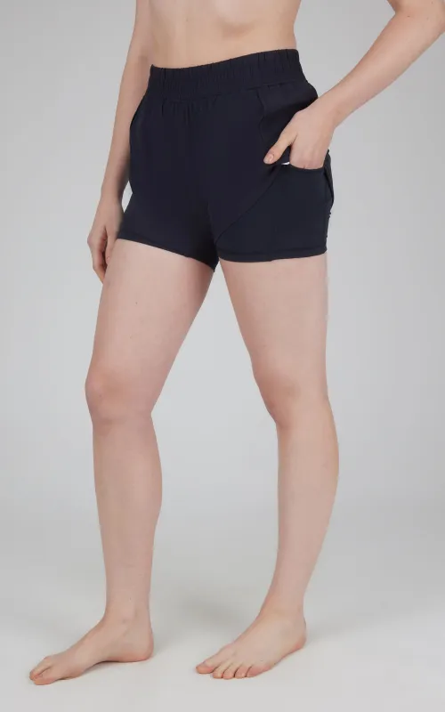 2 in 1 Running Short - Our Ocean Core Story sold by 90 Degree By Reflex